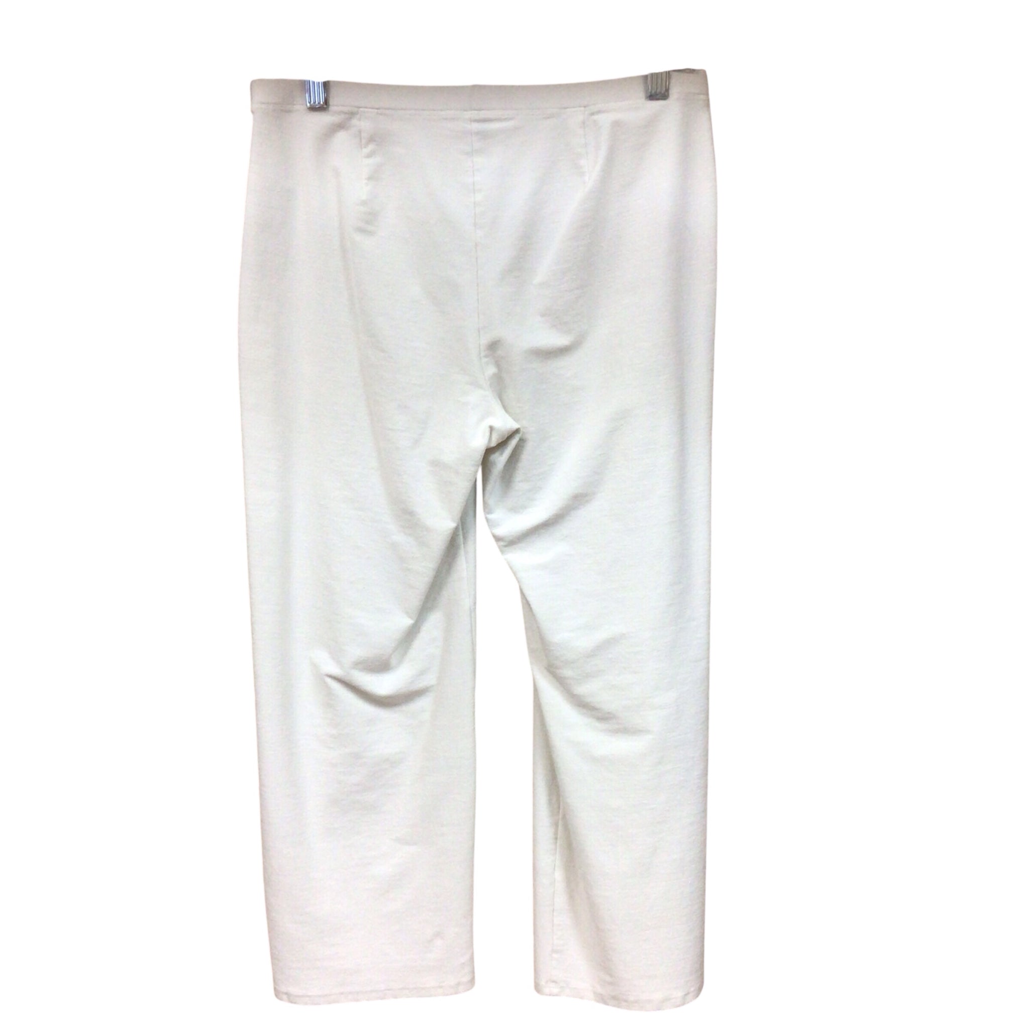 Eileen Fisher White Capri Pants Size Petite Small