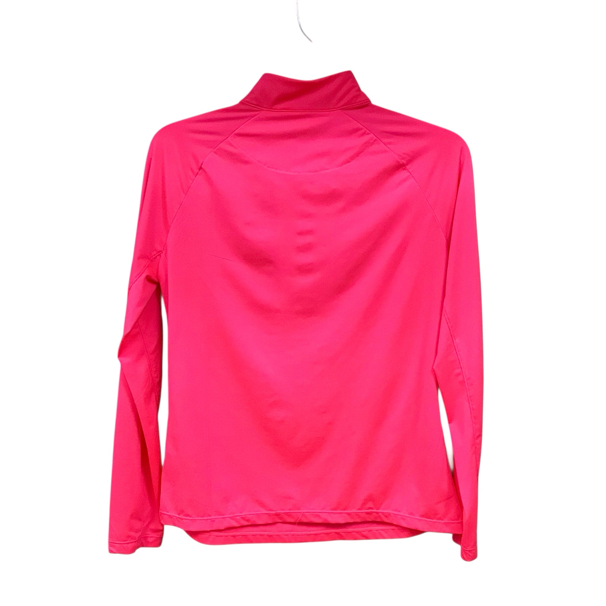 Tail Hot Pink Long Sleeve Zip Up Top Size Small
