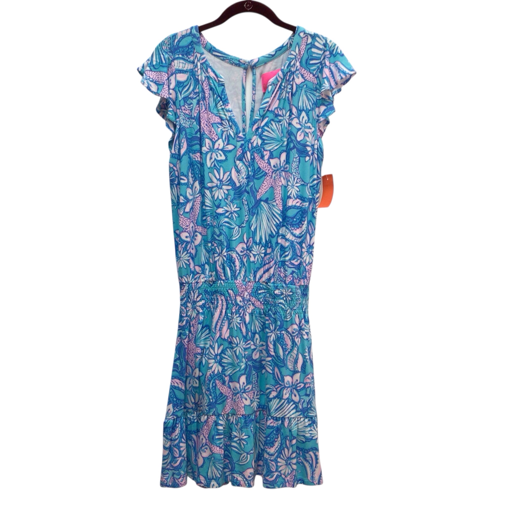 Lilly Pulitzer Blue Ravi Romper Size S