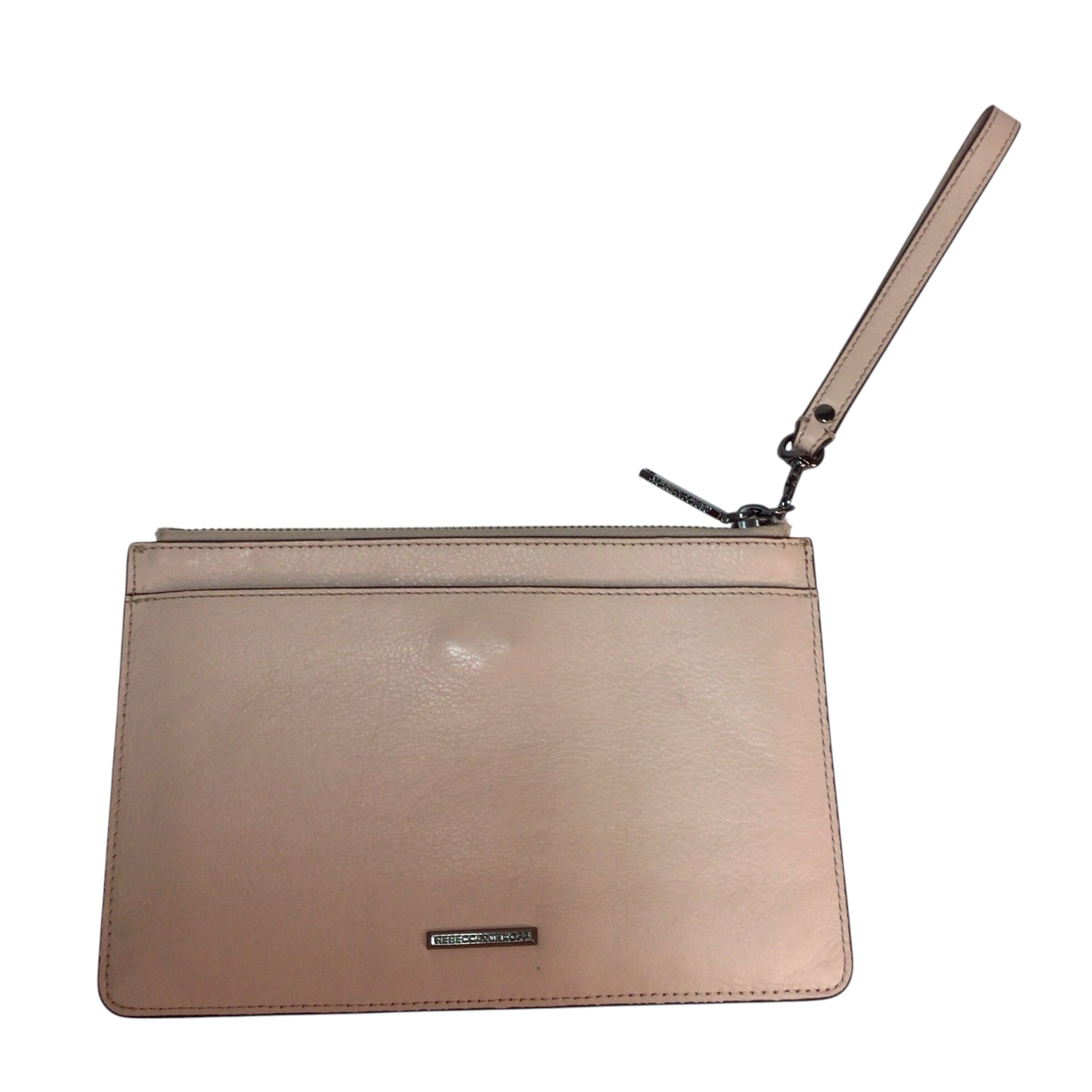 Rebecca Minkhoff Silver Hearts Wristlet