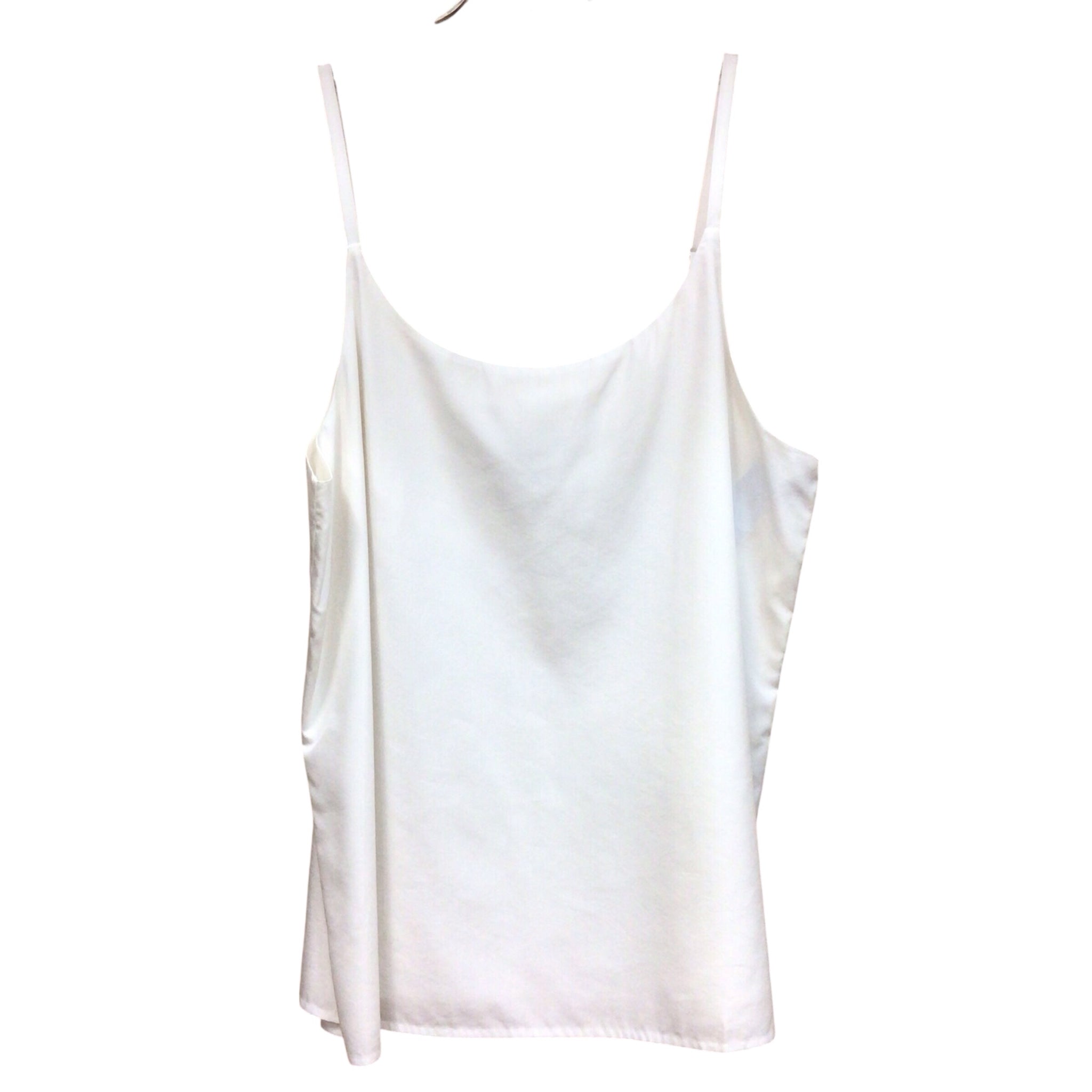 Eileen Fisher White Sleeveless Top Size Medium