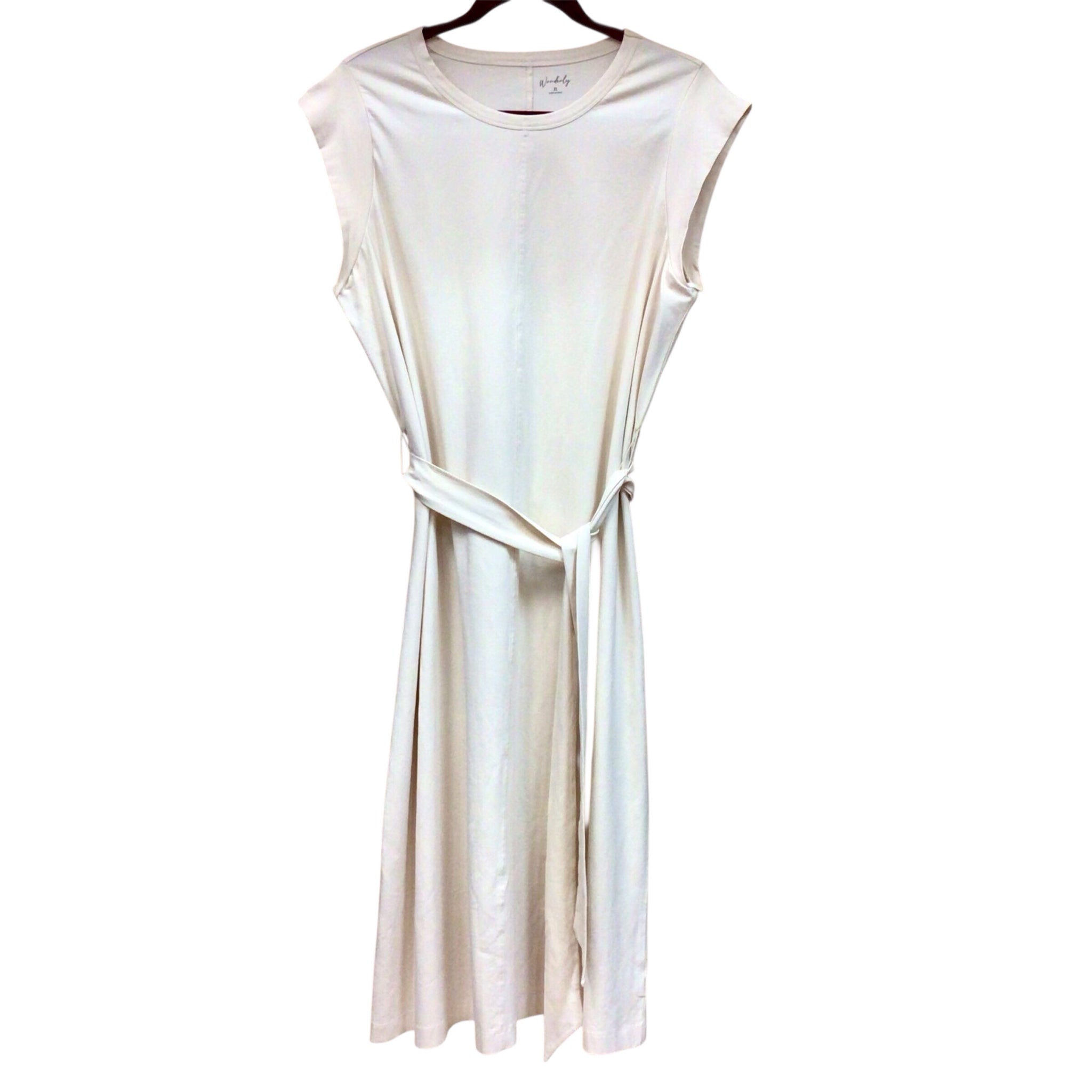 Wonderly Cream Colored Short Sleeve Dress Size XL