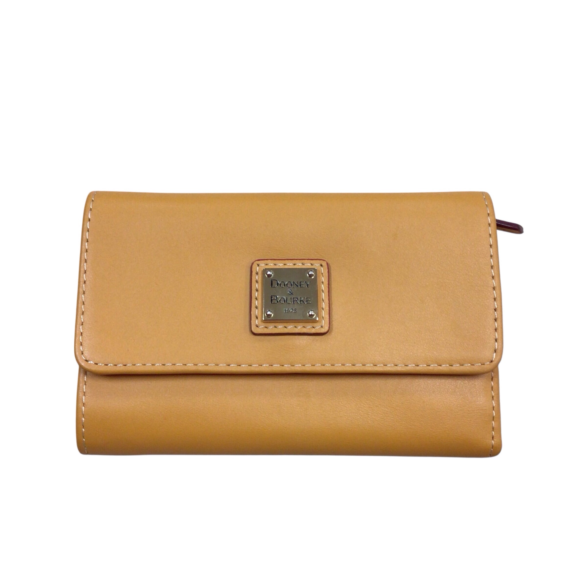 Dooney & Bourke Golden Yellow Tri-Fold Wallet