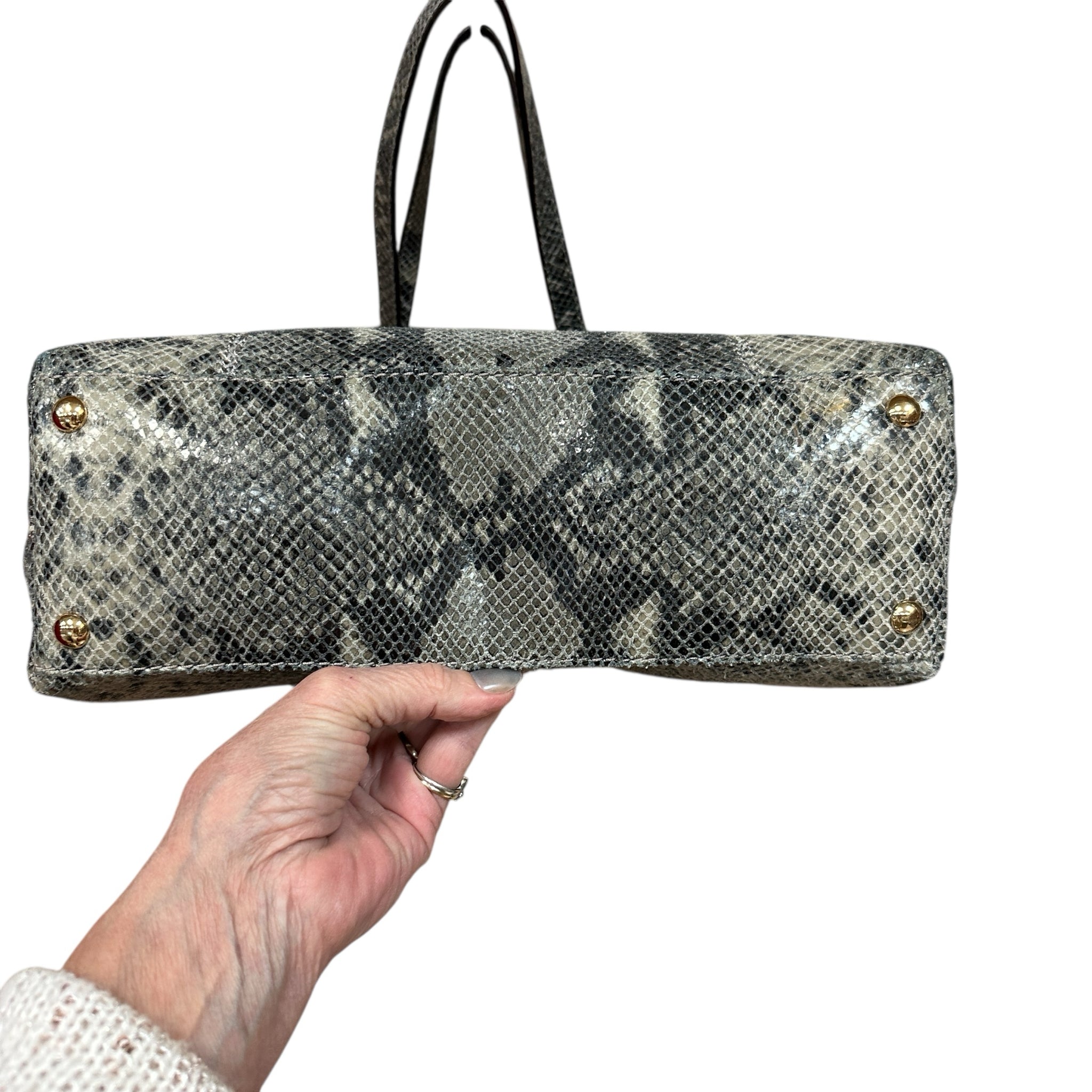 Michael Kors Jet Set Python Pattern Shoulder Bag