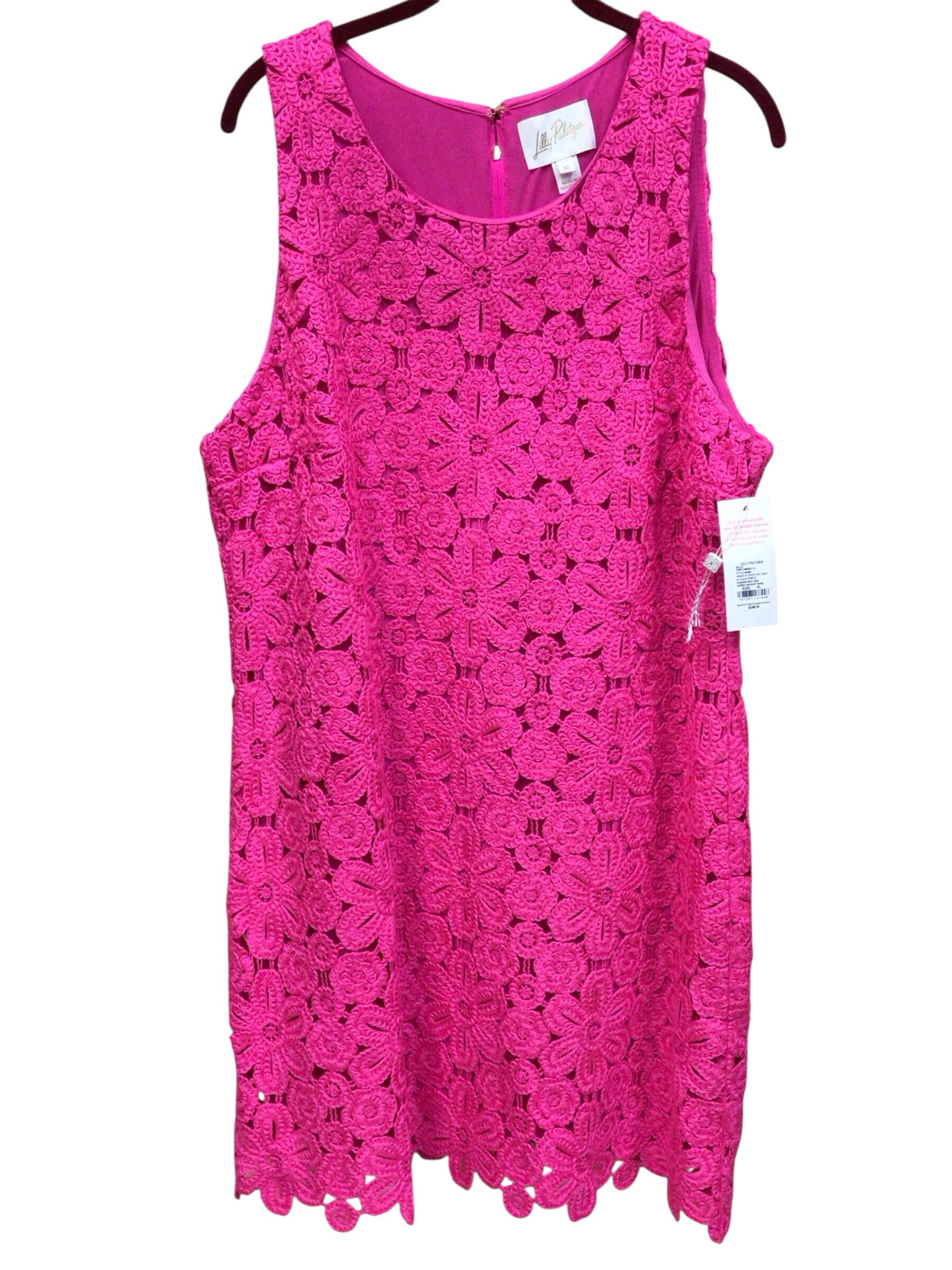 Lilly Pulitzer "Marquette" "Soiree Crochet" Shift Dress Size 14 NWT