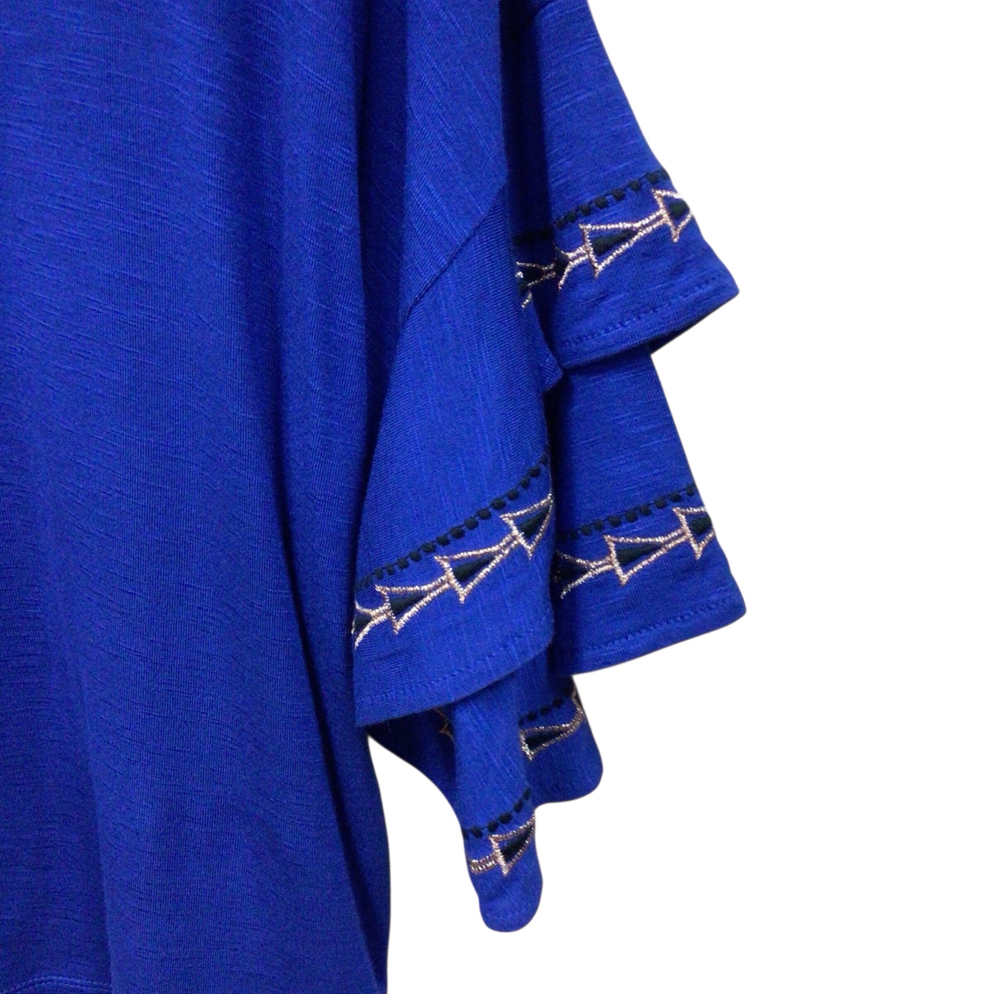 Apt 9 Blue Short Sleeve Top Size Medium