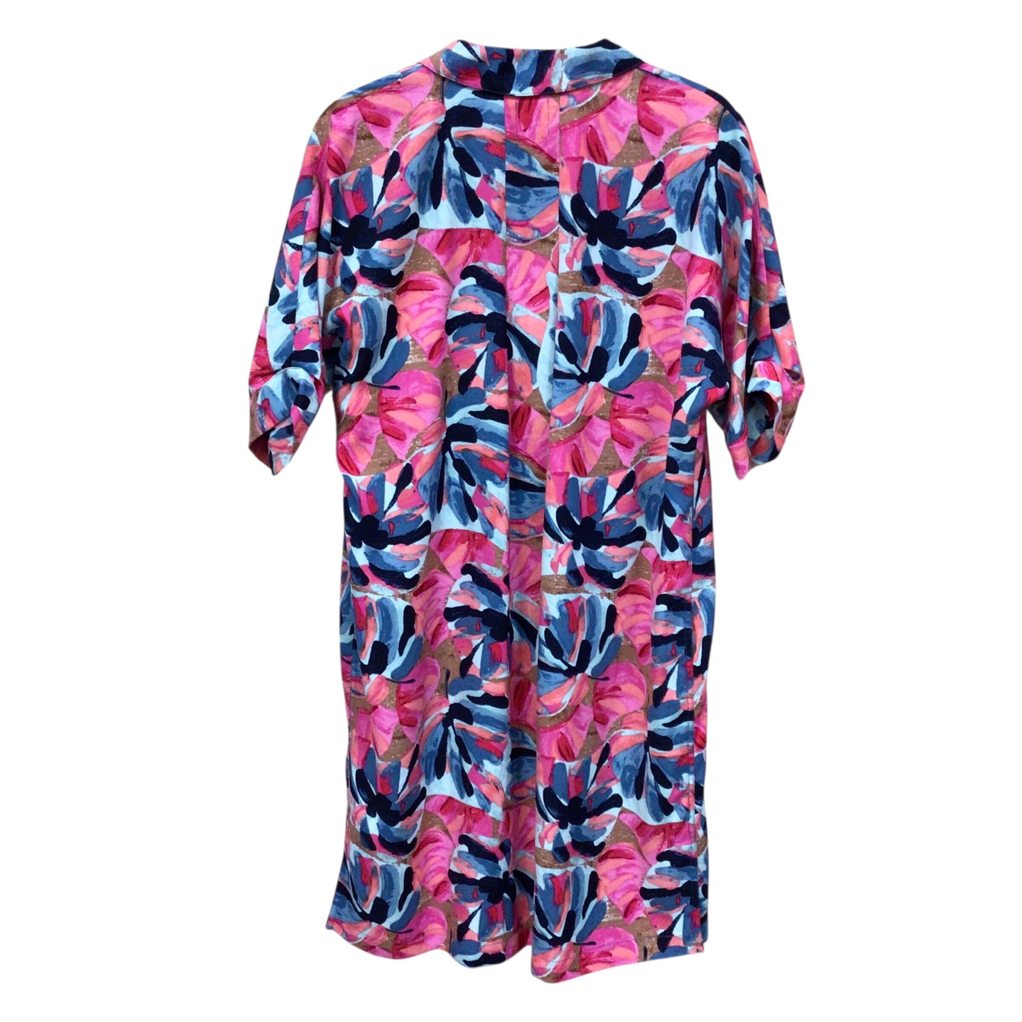 Nic+Zoe "Devon Firework Foliage" Short Sleeve Dress Size Extra Small