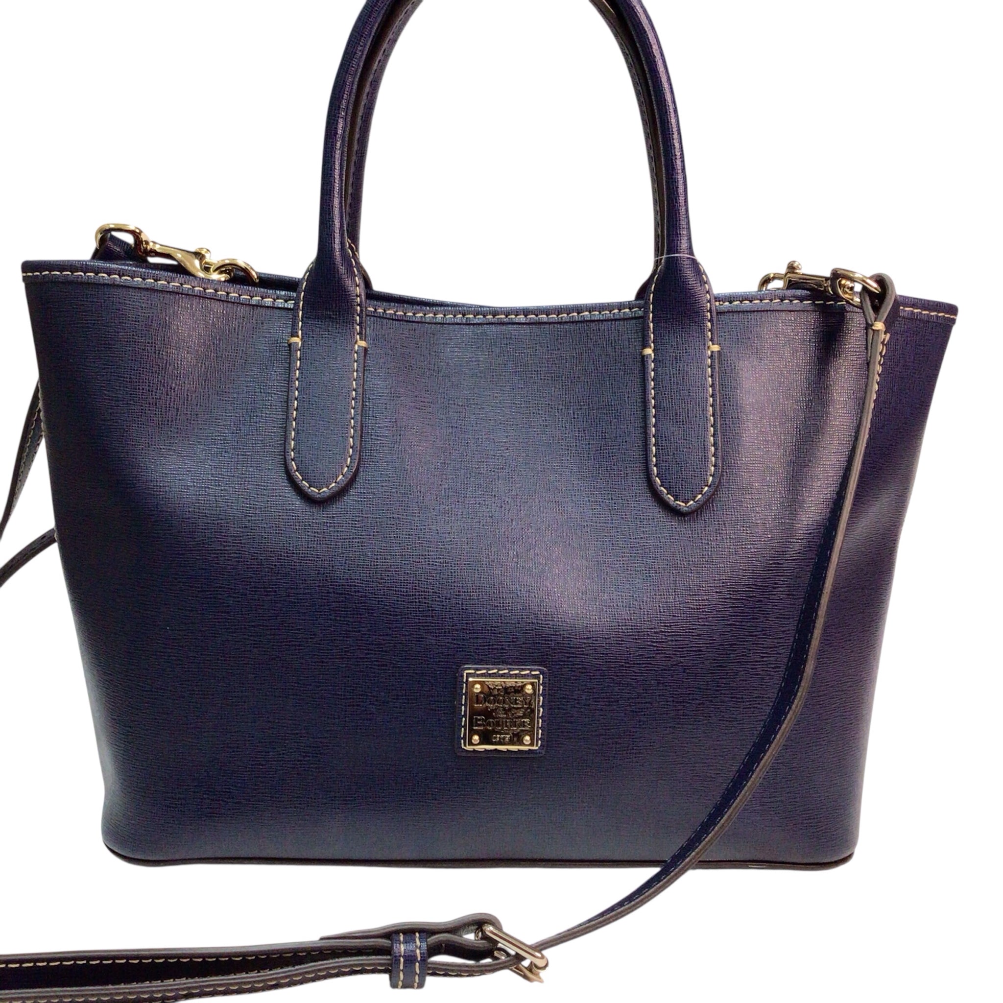 Dooney & Bourke Navy Blue Satchel Crossbody Bag