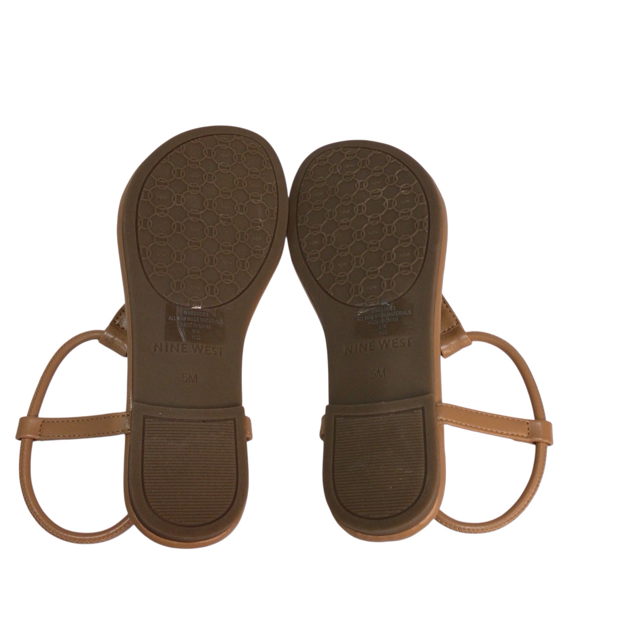 Nine West Beriah Flat Thong Sandals Size 5