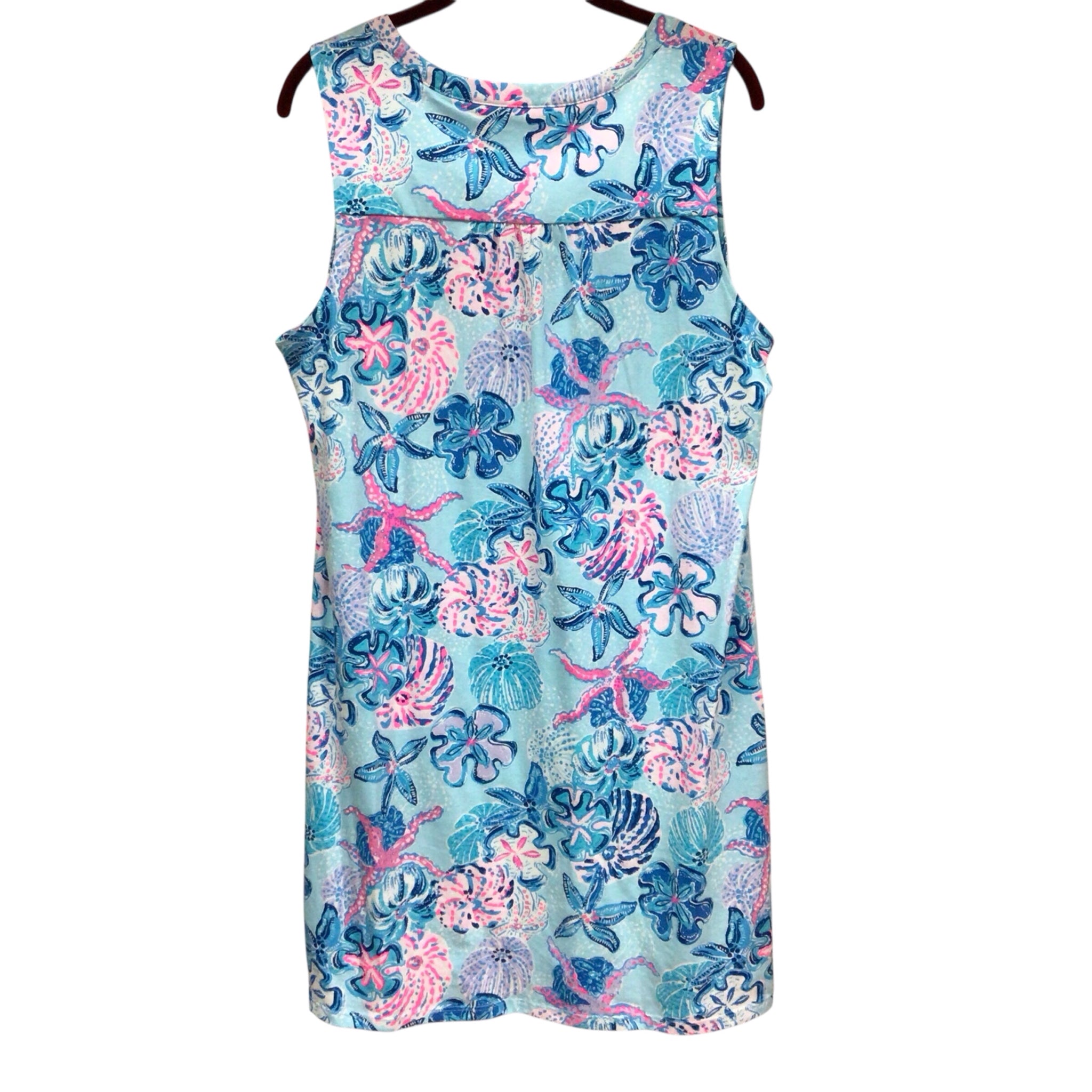 Lilly Pulitzer Dev Dress "Bahamas Beachcomber" Size Large