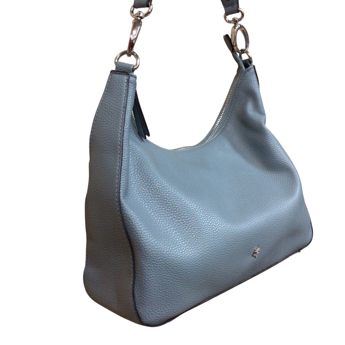 Jenna Kator Frankenmuth Blue Vegan Leather Hobo Shoulder Bag