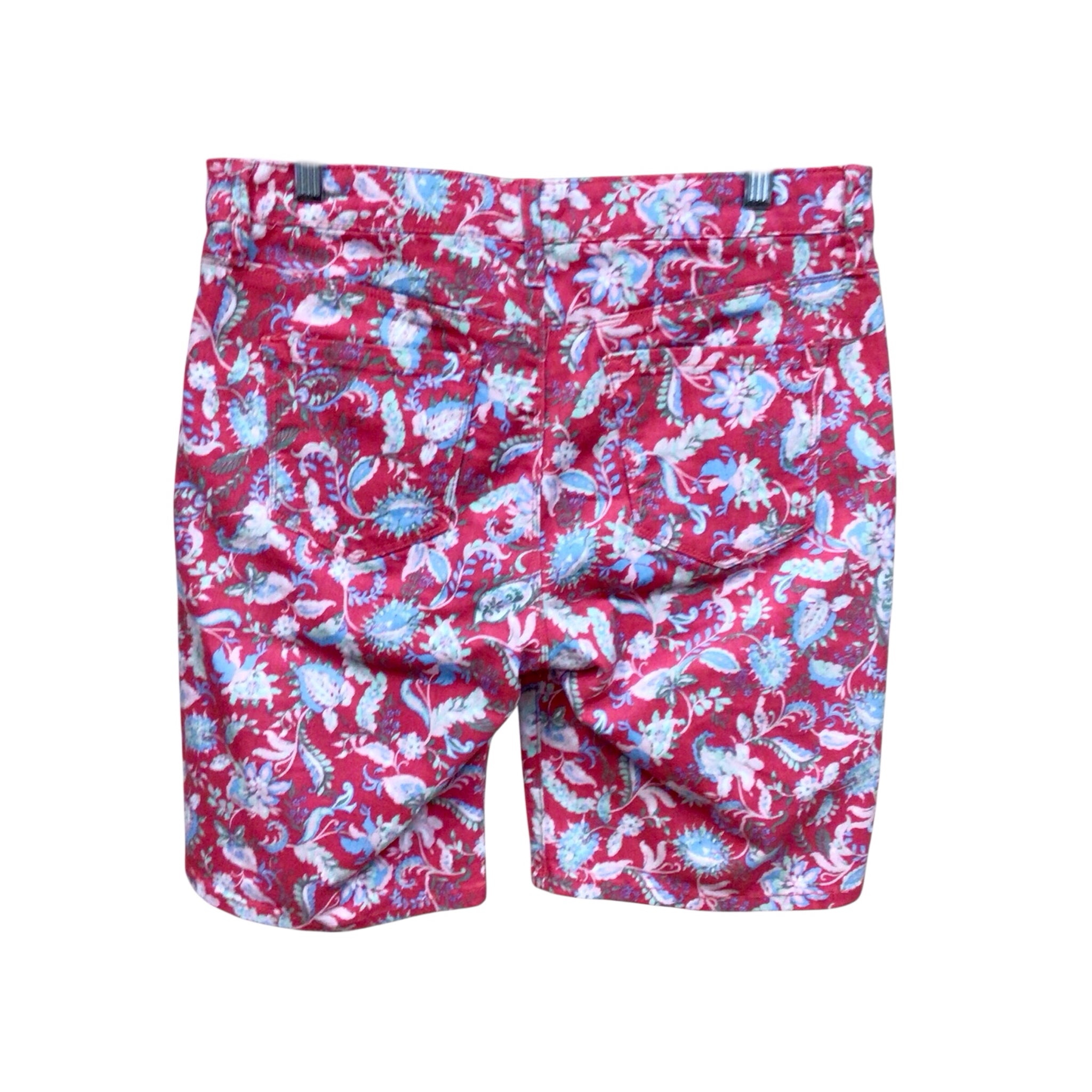 Gloria Vanderbilt Pink Paisley Shorts Size 8 Petite