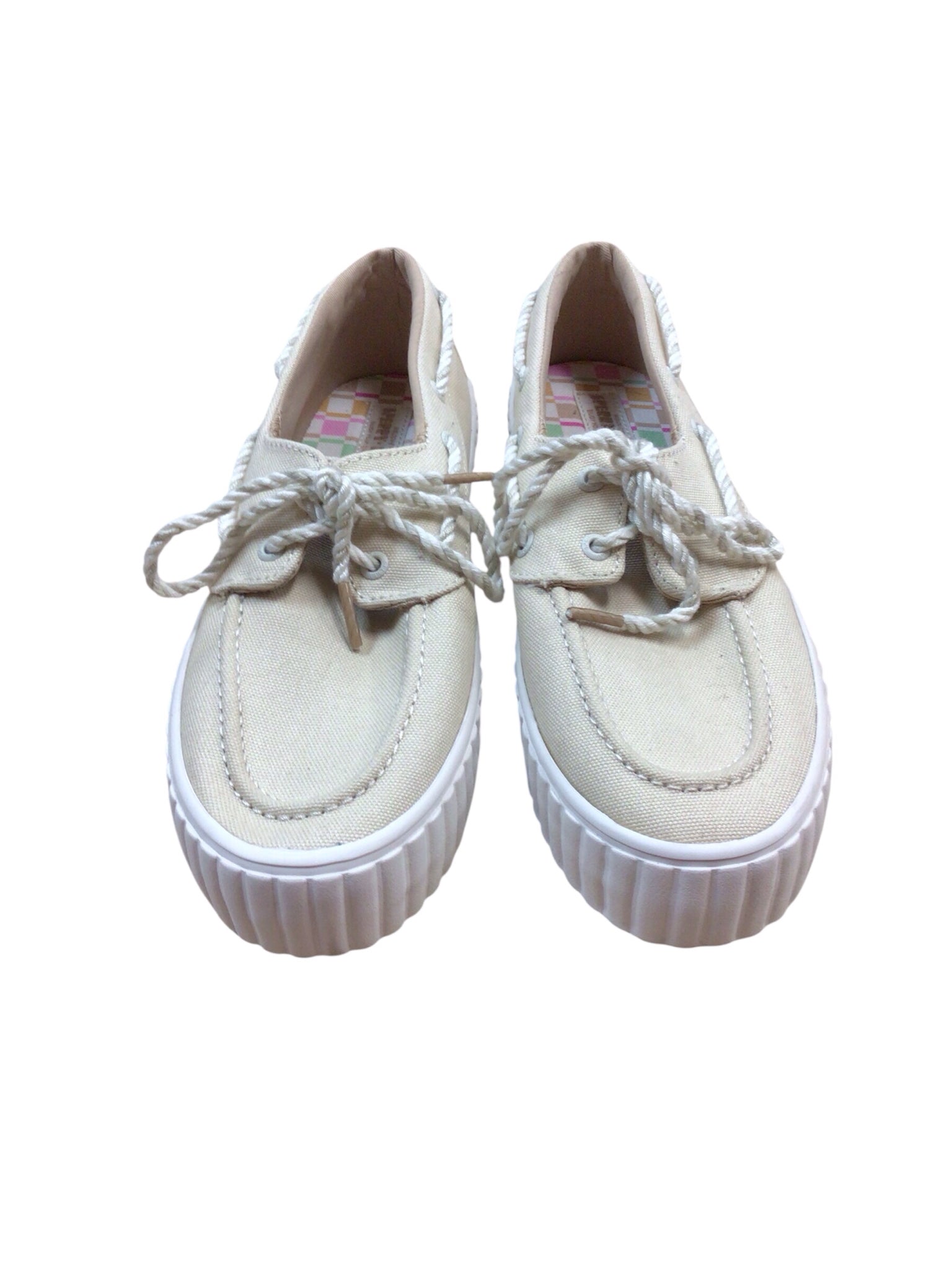 Sperry Tan Lace Up Boat Shoes Size 7.5