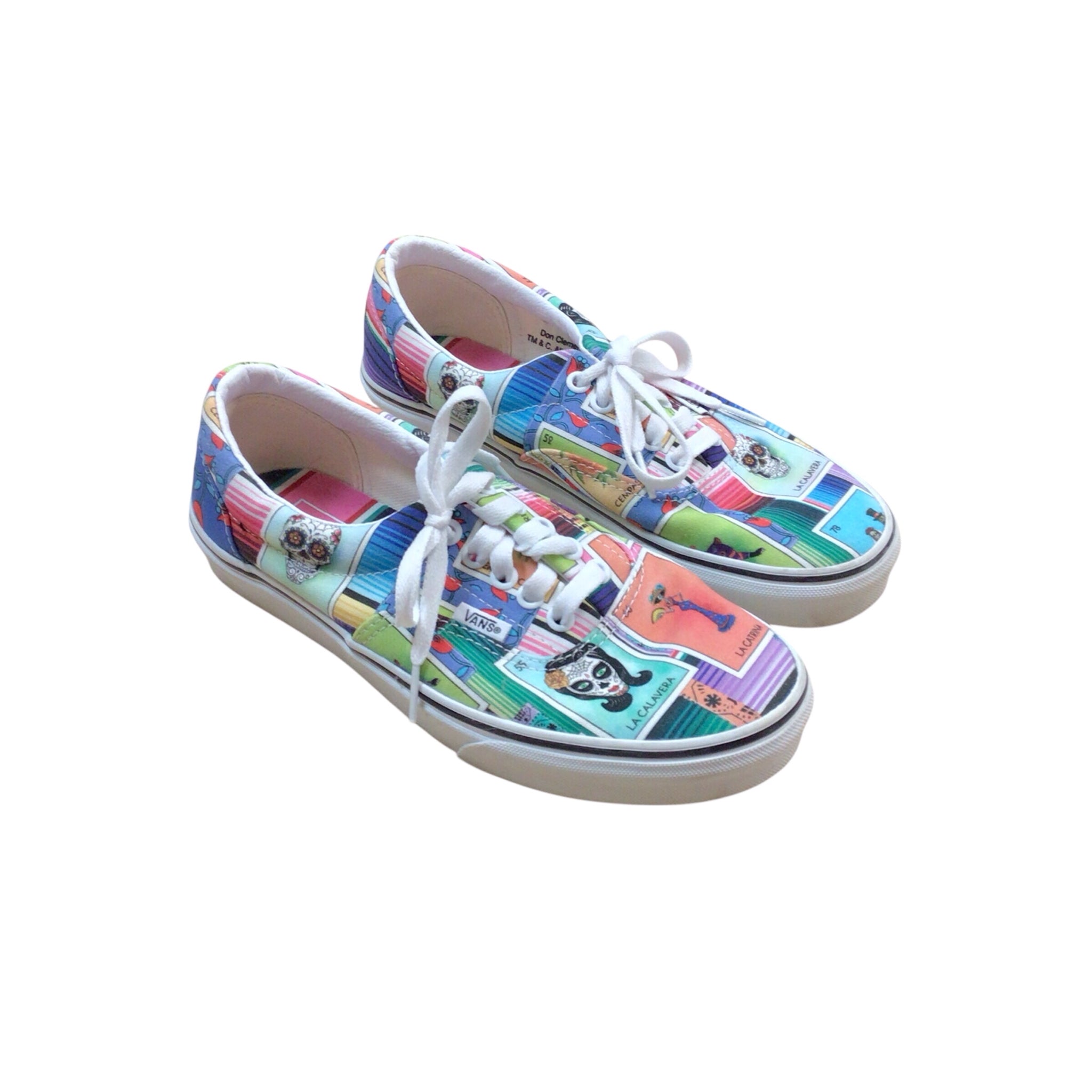 Vans Loteria "Off The Wall" Canvas Sneakers Women's Size 8