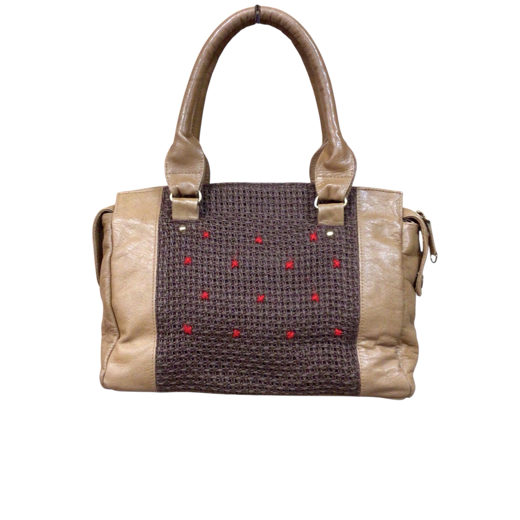 Anthropolgie Vintage Lucky Penny Leather Bird Satchel