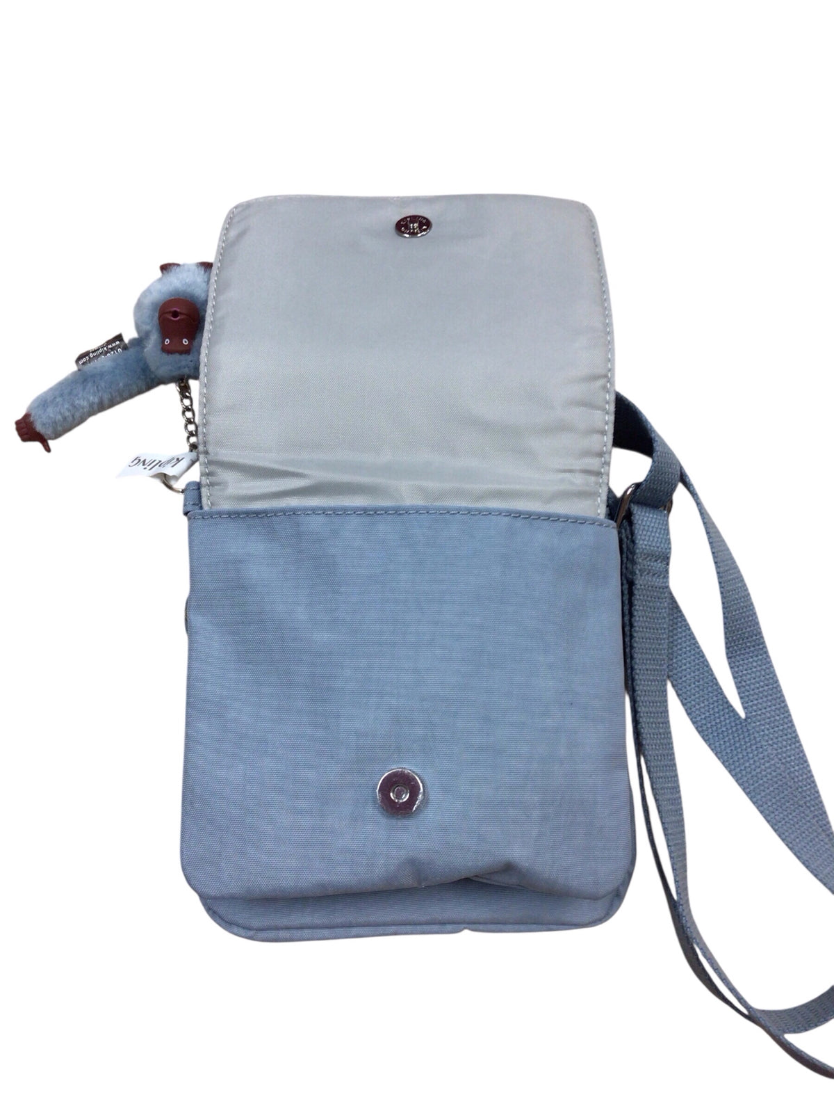 Kipling Light Blue "El Dorado" Nylon Crossbody Bag