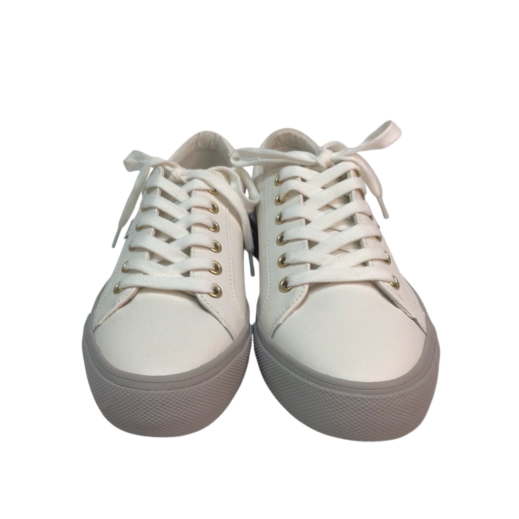 Keds Kick Lea White Leather Sport Sneakers Size 8.5