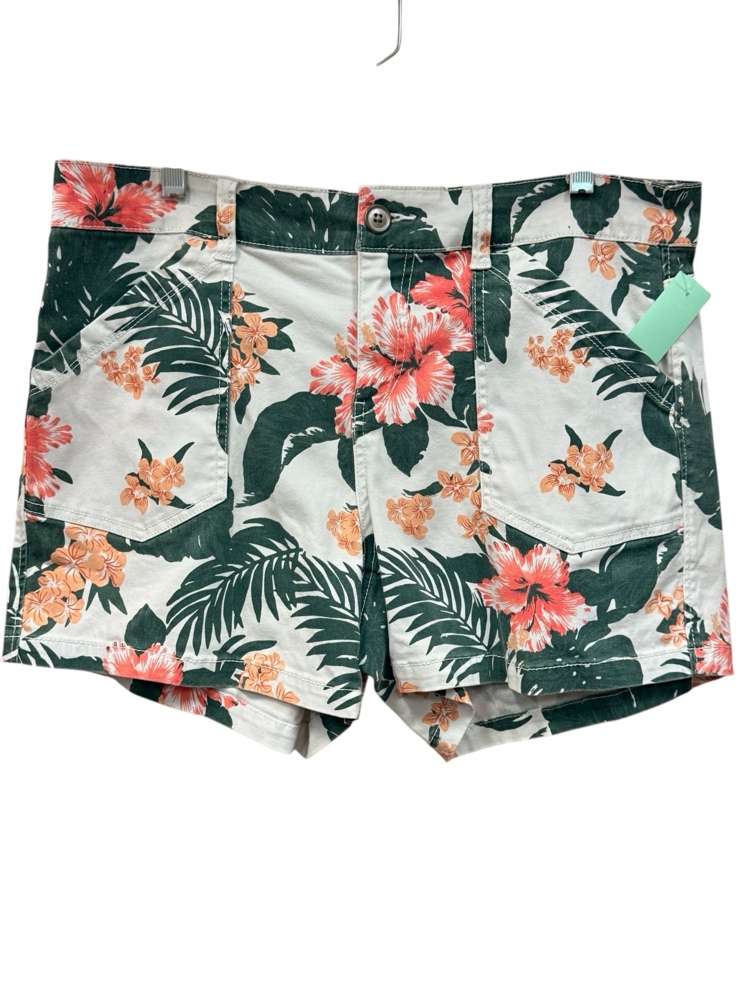 Supplies Brand Tropical Flower Shorts Size 14