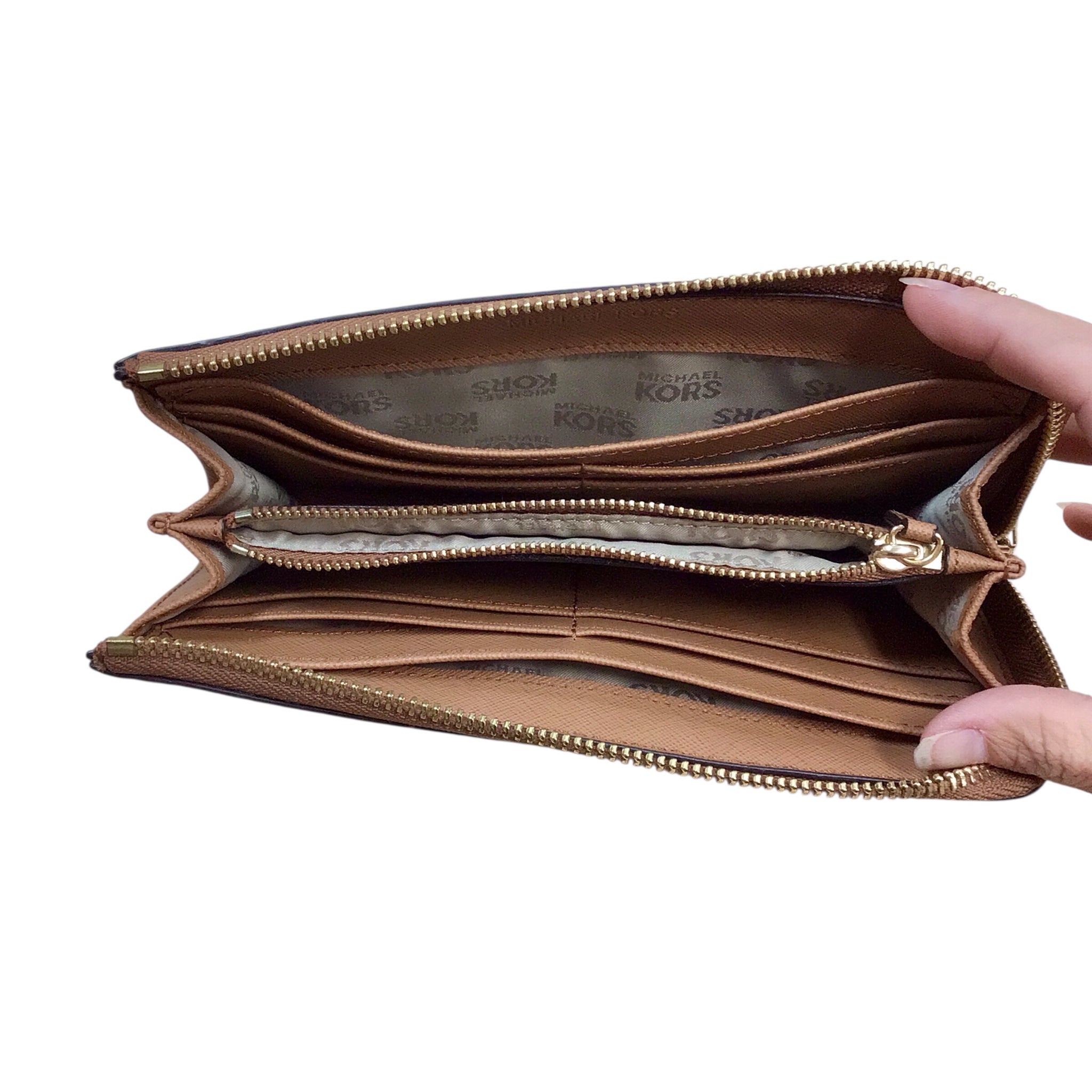 Michael Kors Brown Leather Wallet