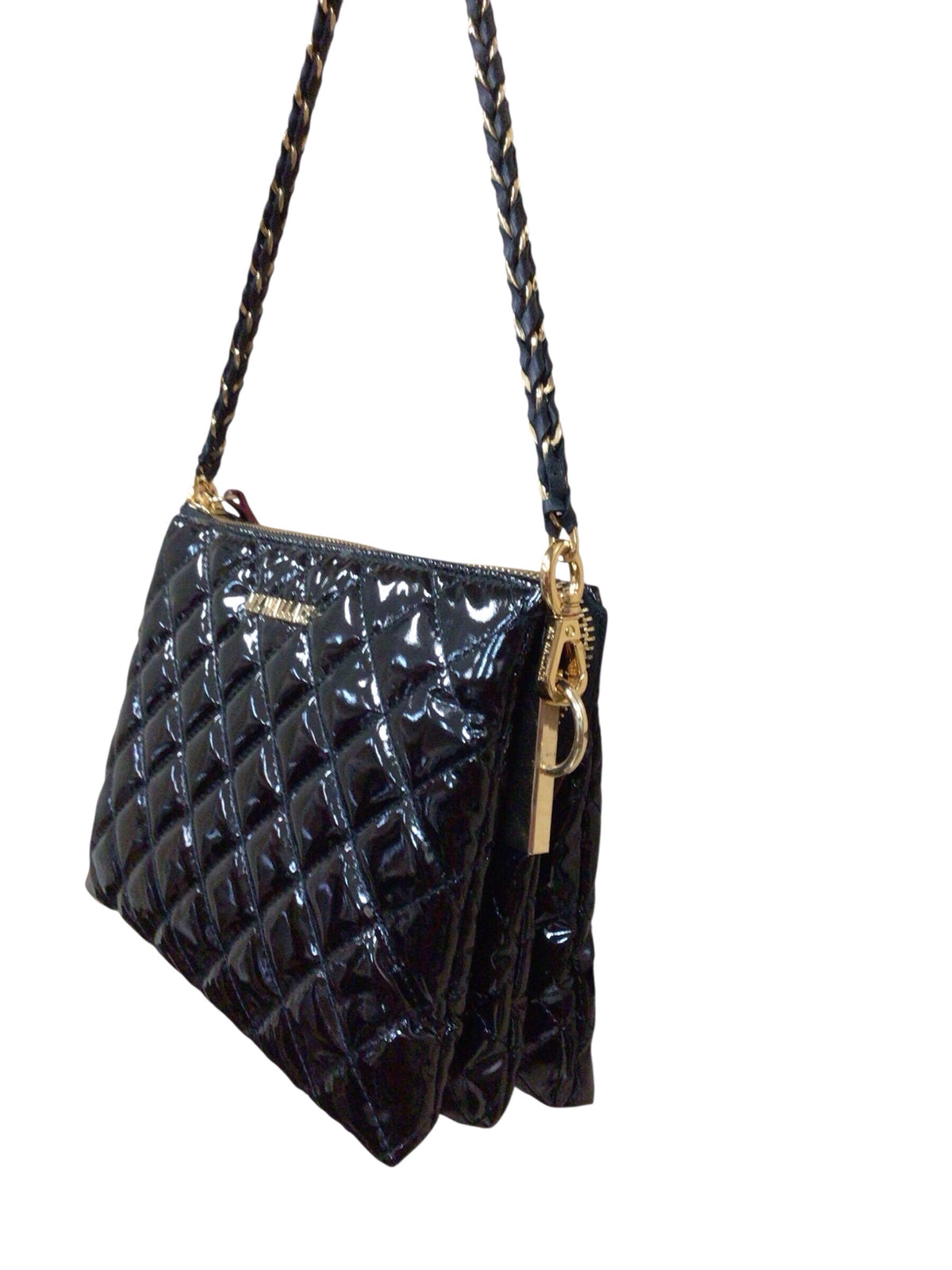 MZ Wallace "Ruby Quilted" Black Crossbody Bag