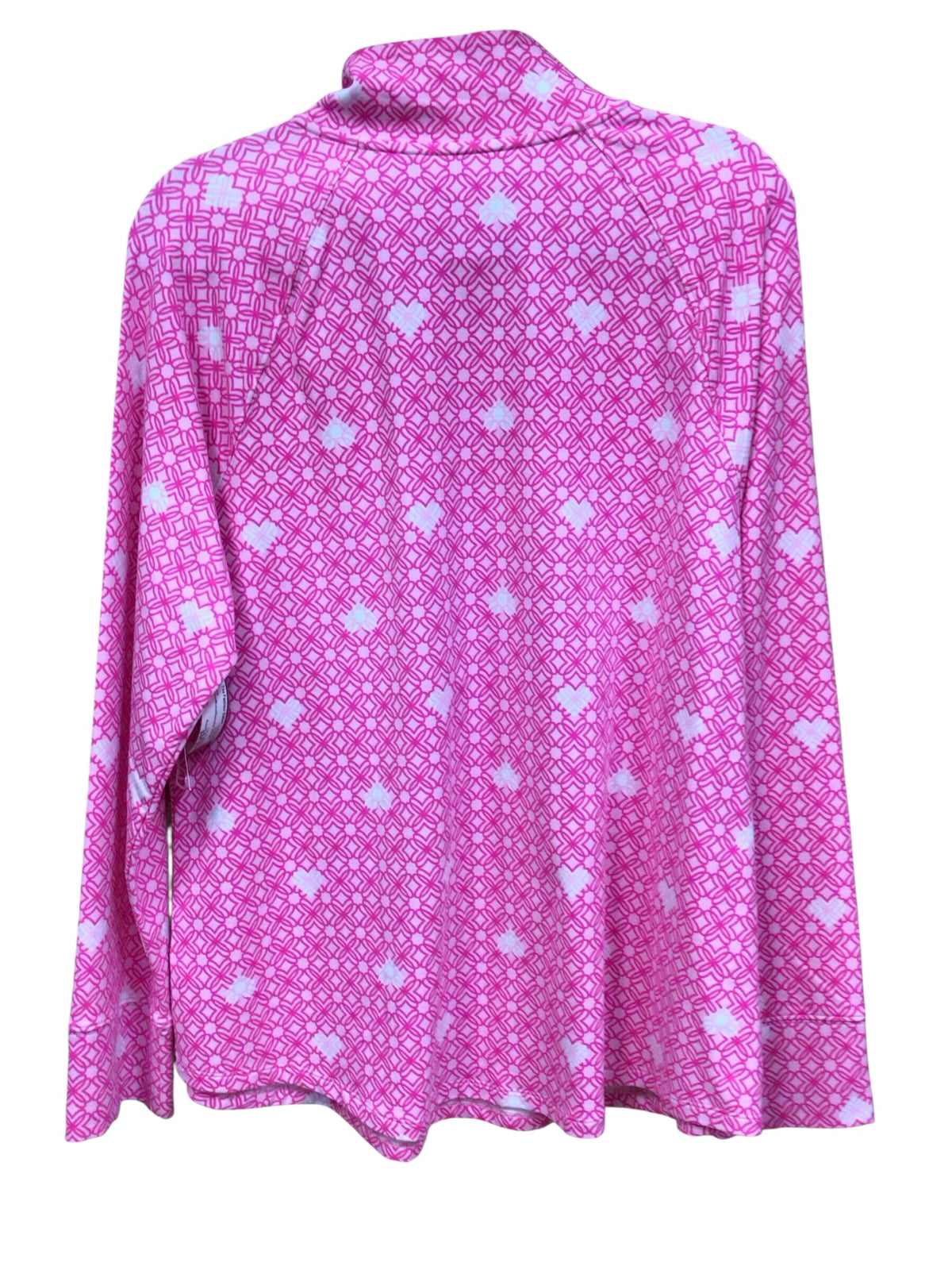 Lilly Pulitzer "Skipper Popover" UPF 50+ "Fluttering Hearts Top Size XL NWT