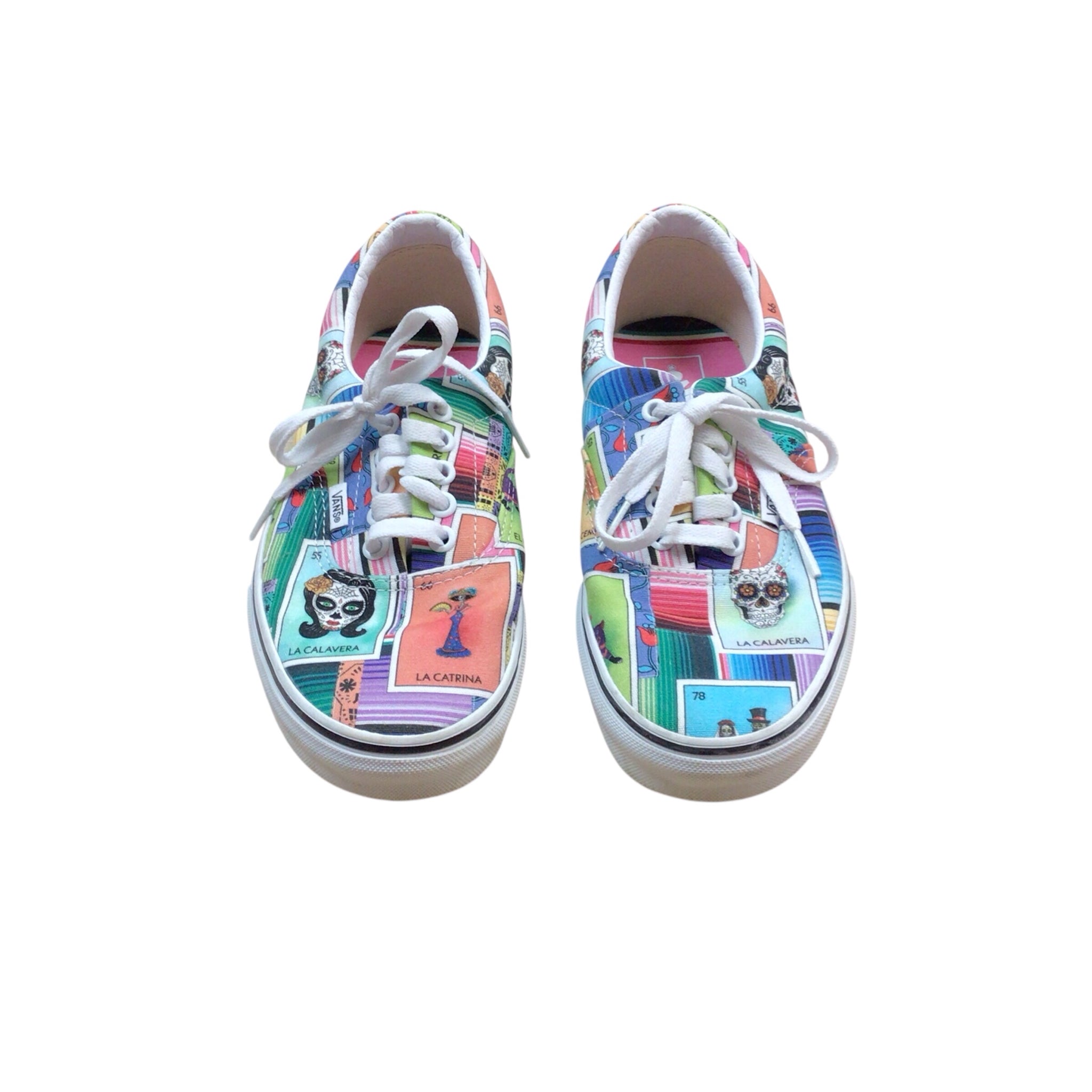 Vans Loteria "Off The Wall" Canvas Sneakers Women's Size 8