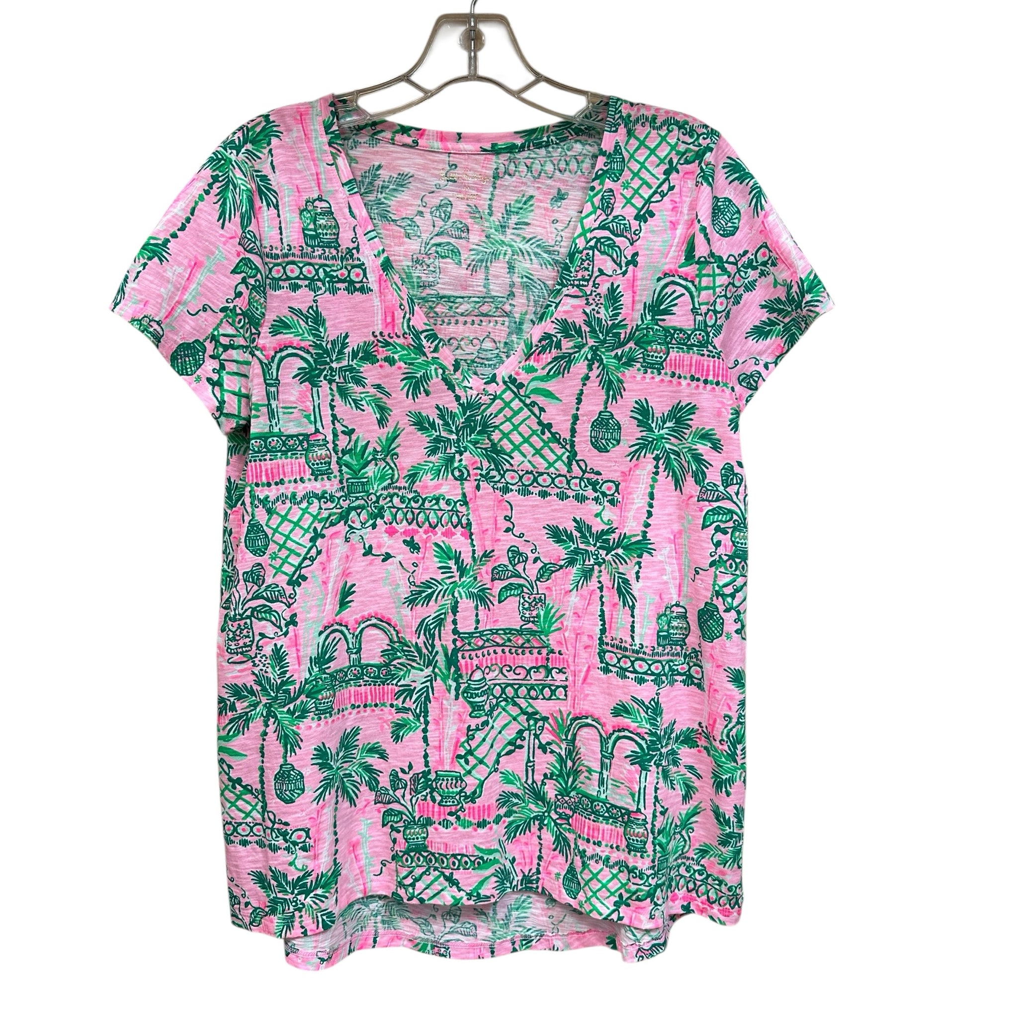 Lilly Pulitzer Etta Short Sleeve Top Size Medium