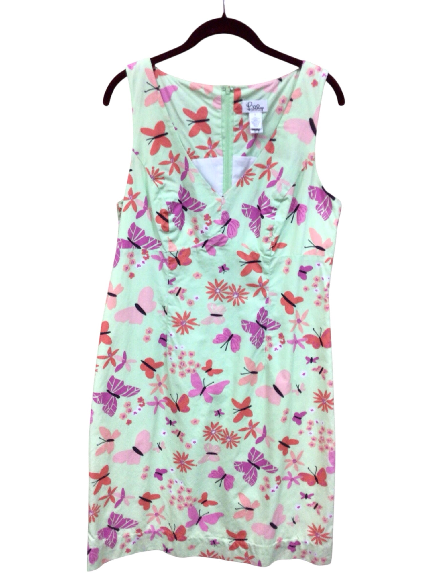 Lilly Pulitzer "Bonjour Butterfly" Sleeveless Dress Size 12