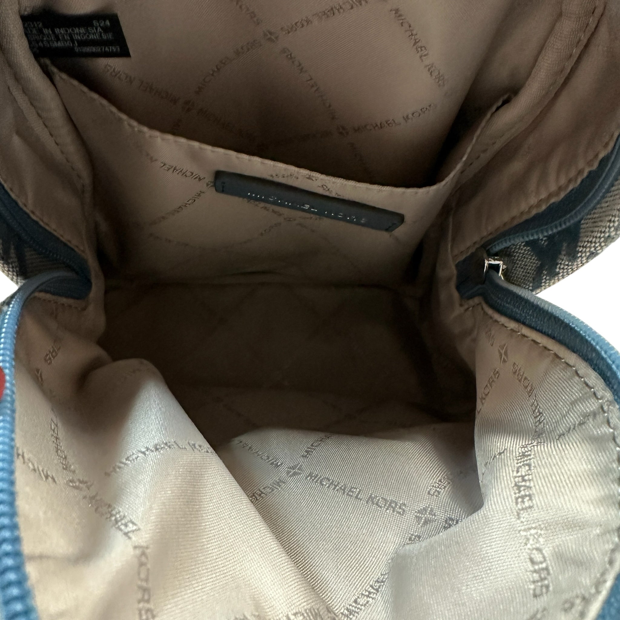 Michael Kors "Maisie" Extra Small Logo Jacquard Backpack