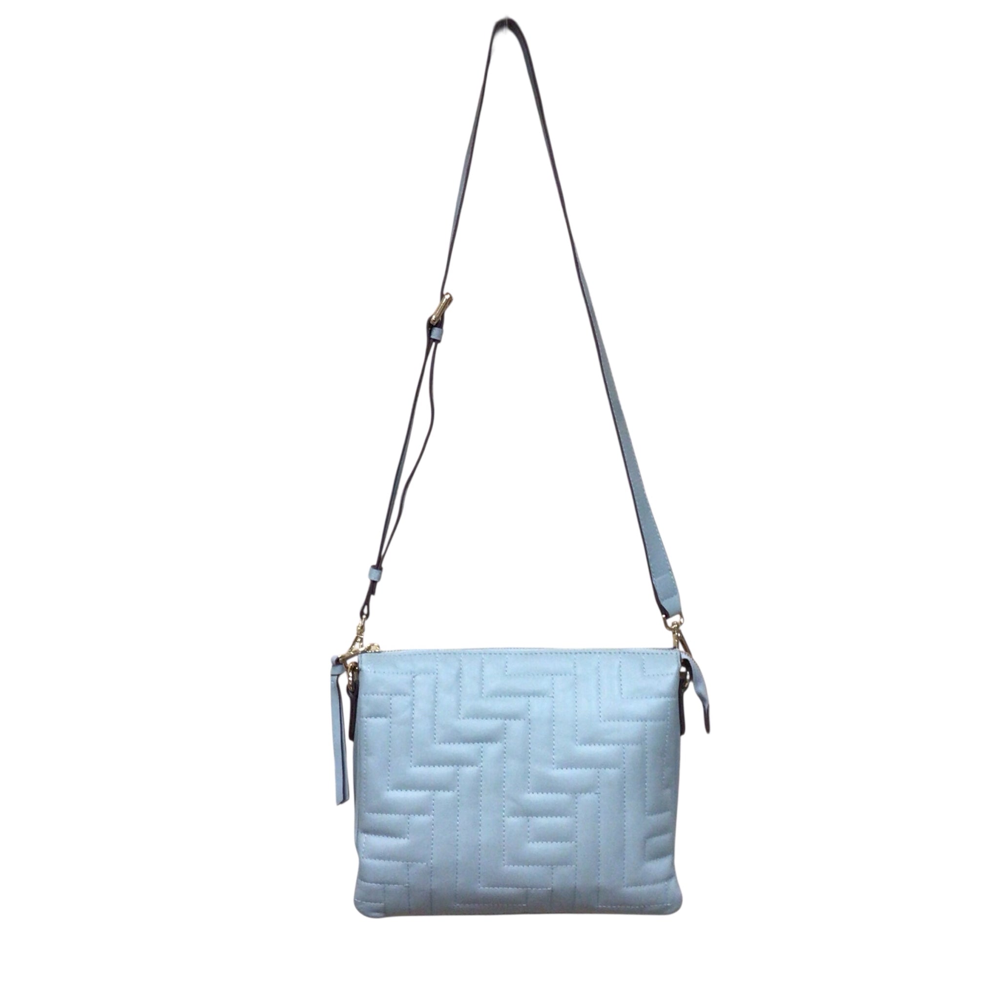 Lodis Light Blue Leather Crossbody Bag