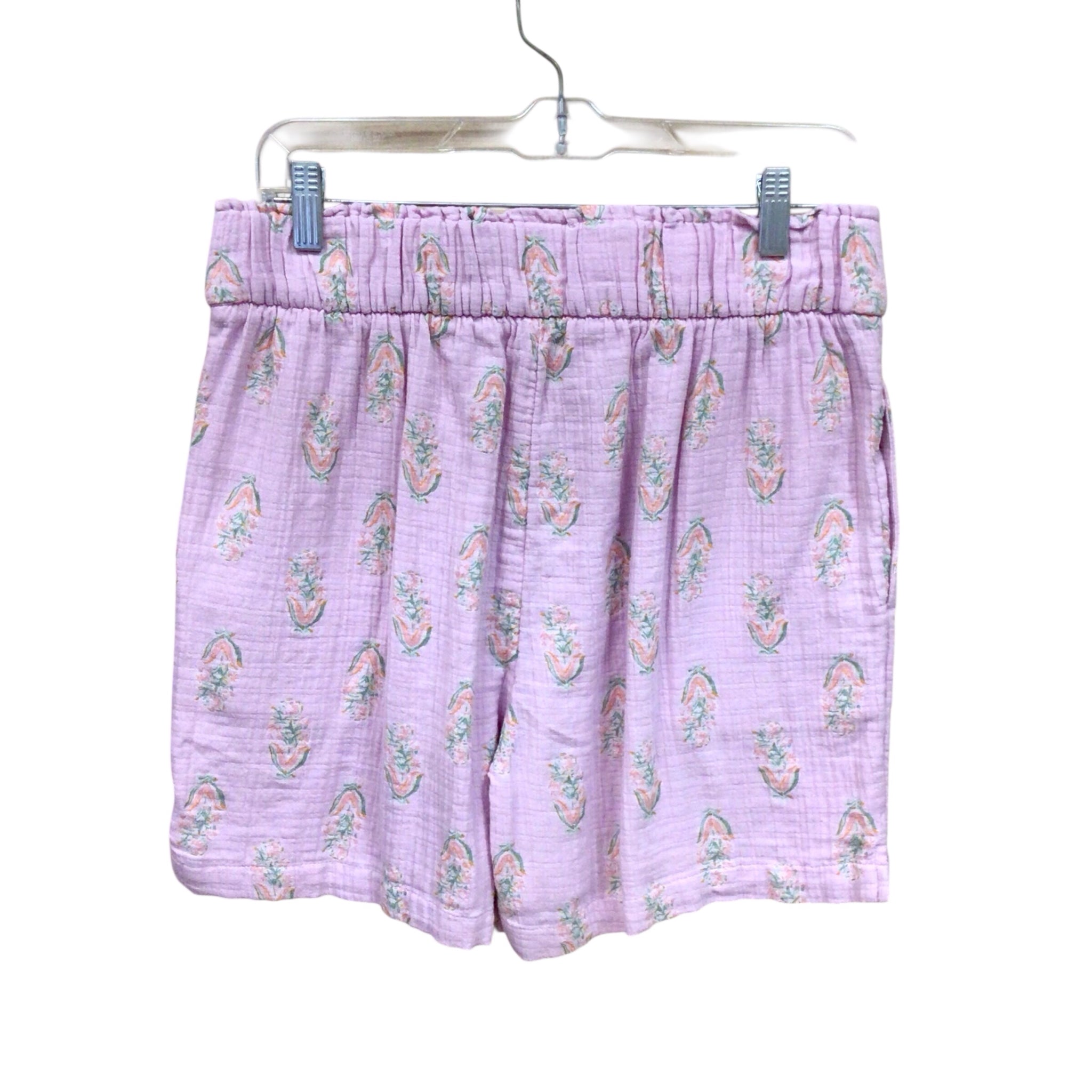 Wonderly Lavender Flower Shorts Size Medium NWT