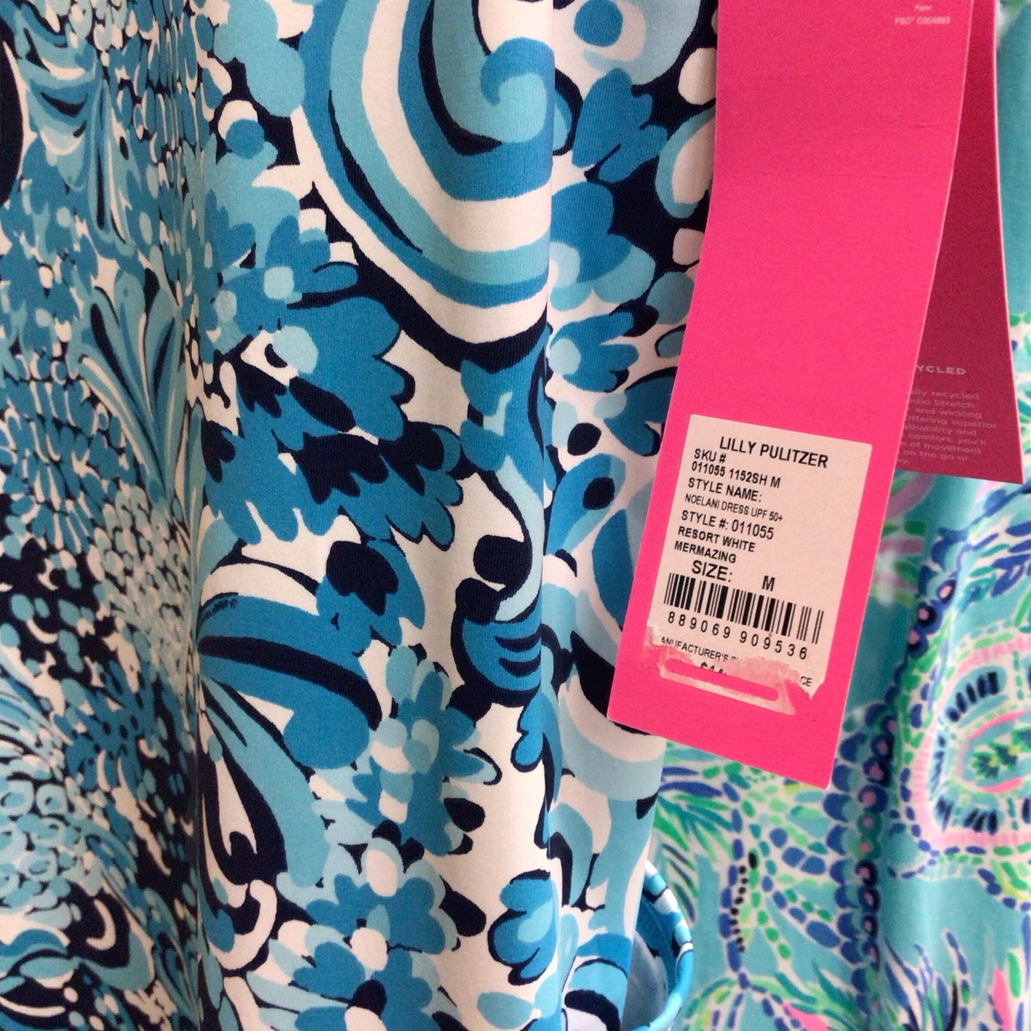 Lilly Pulitzer Luxletic "Noelani" 2PC Sleeveless Dress Set Size Medium NWT