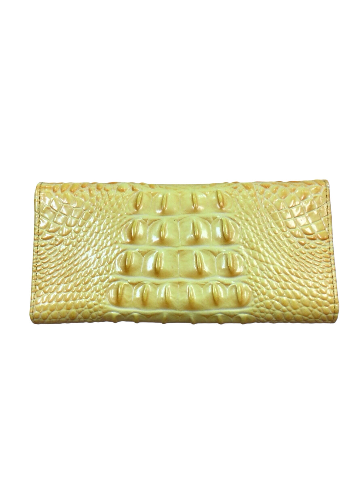 Brahmin "Veronica" Buttercup Vivid Yellow Melbourne Tri-fold Wallet