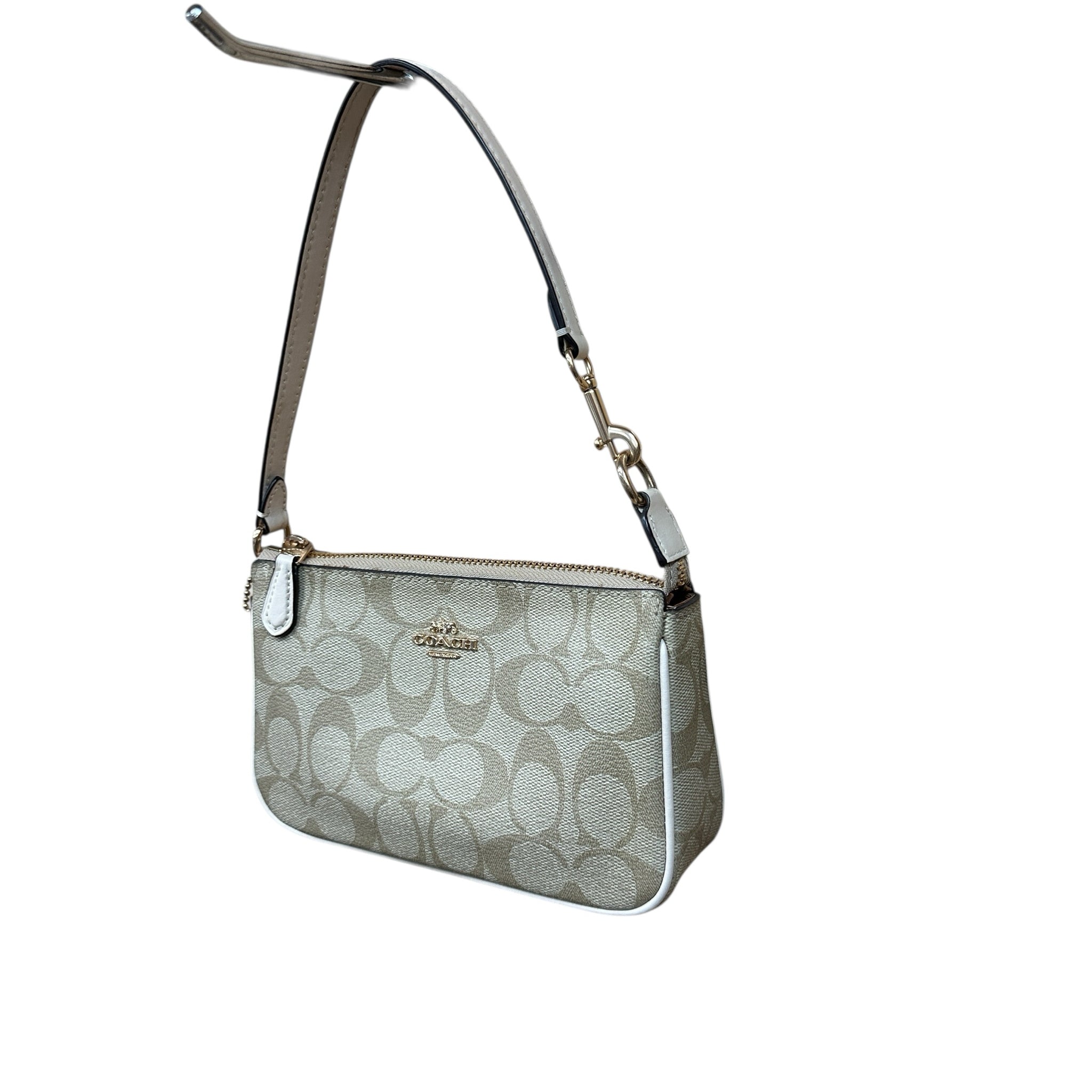 Coach Tan Nolita 19 Signature Canvas Shoulder Bag