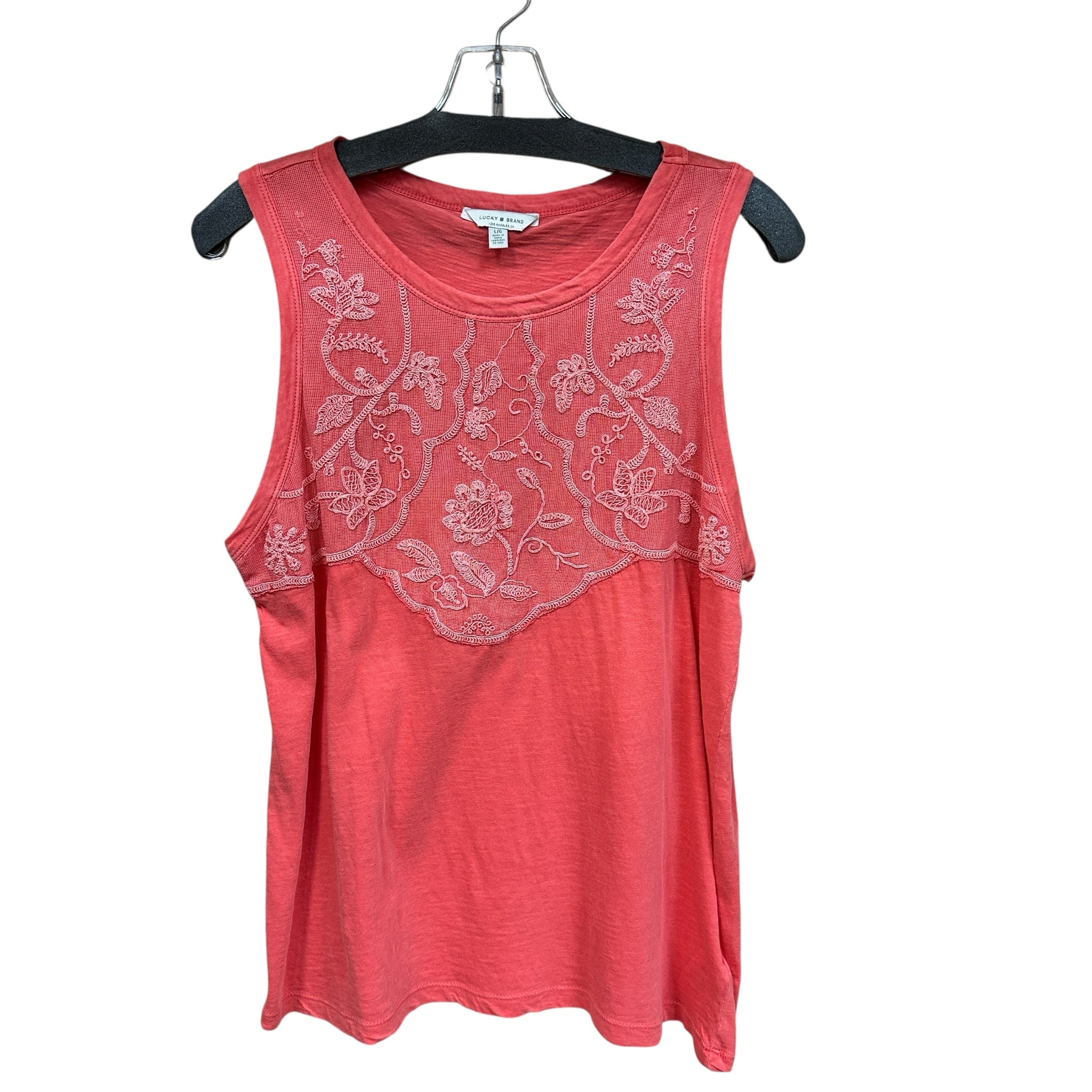 Lucky Brand Size Large Sleeveless Top