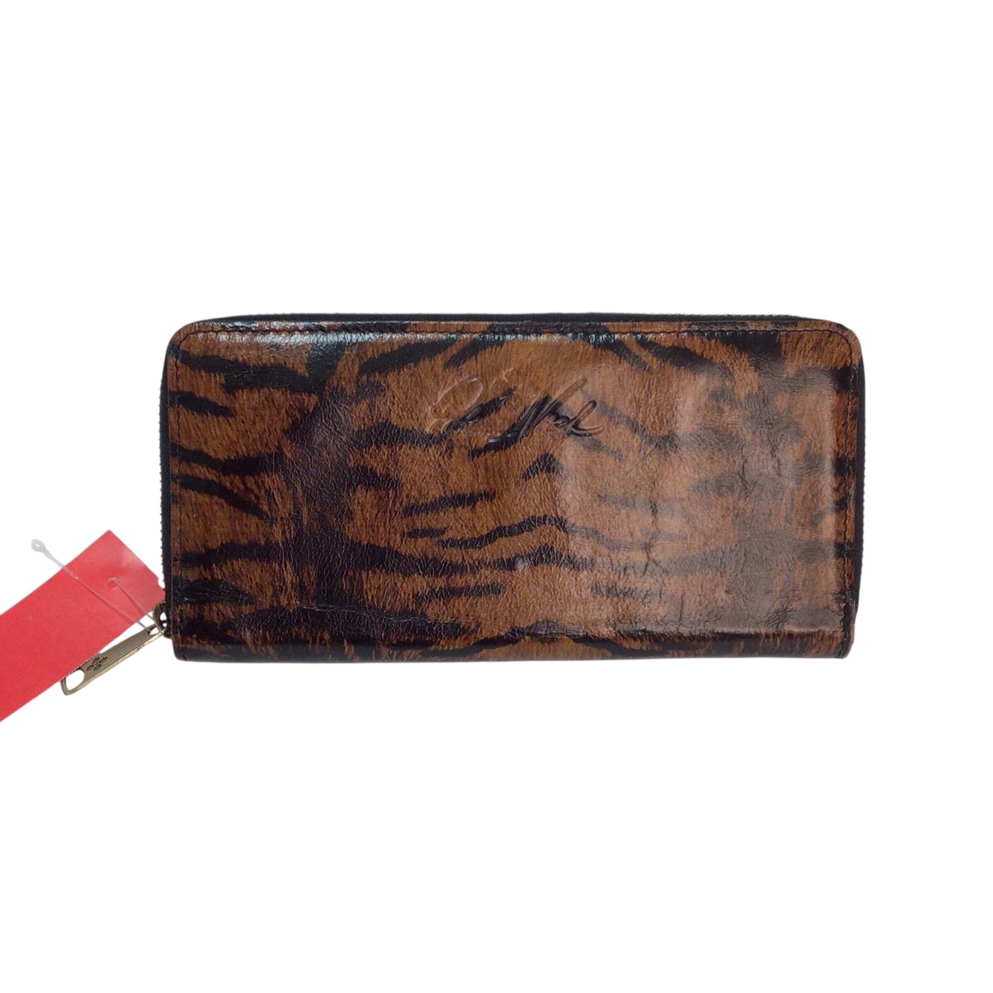 Patricia Nash Tiger Print Leather Wallet