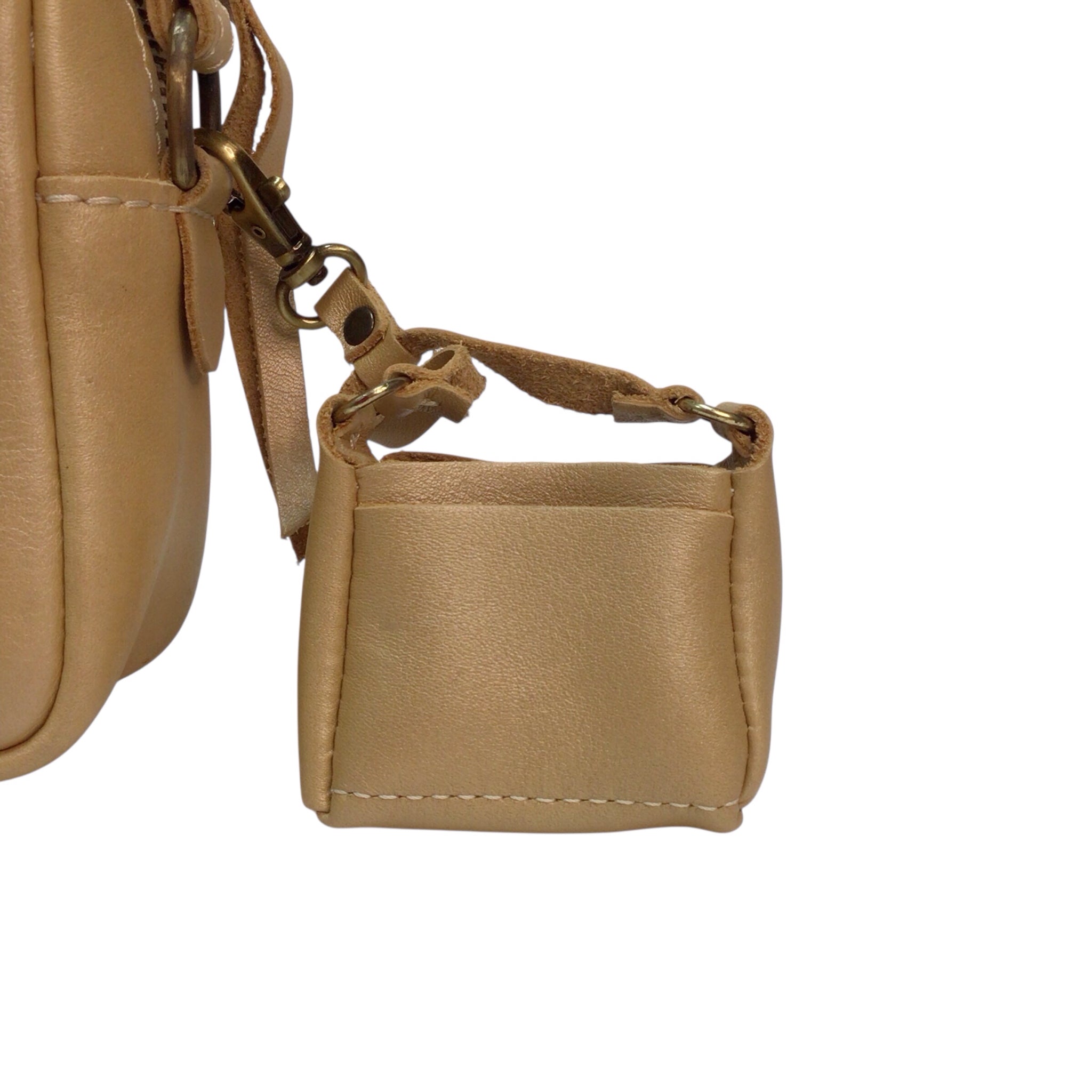 Portland Leather Yellow Crossbody Bag