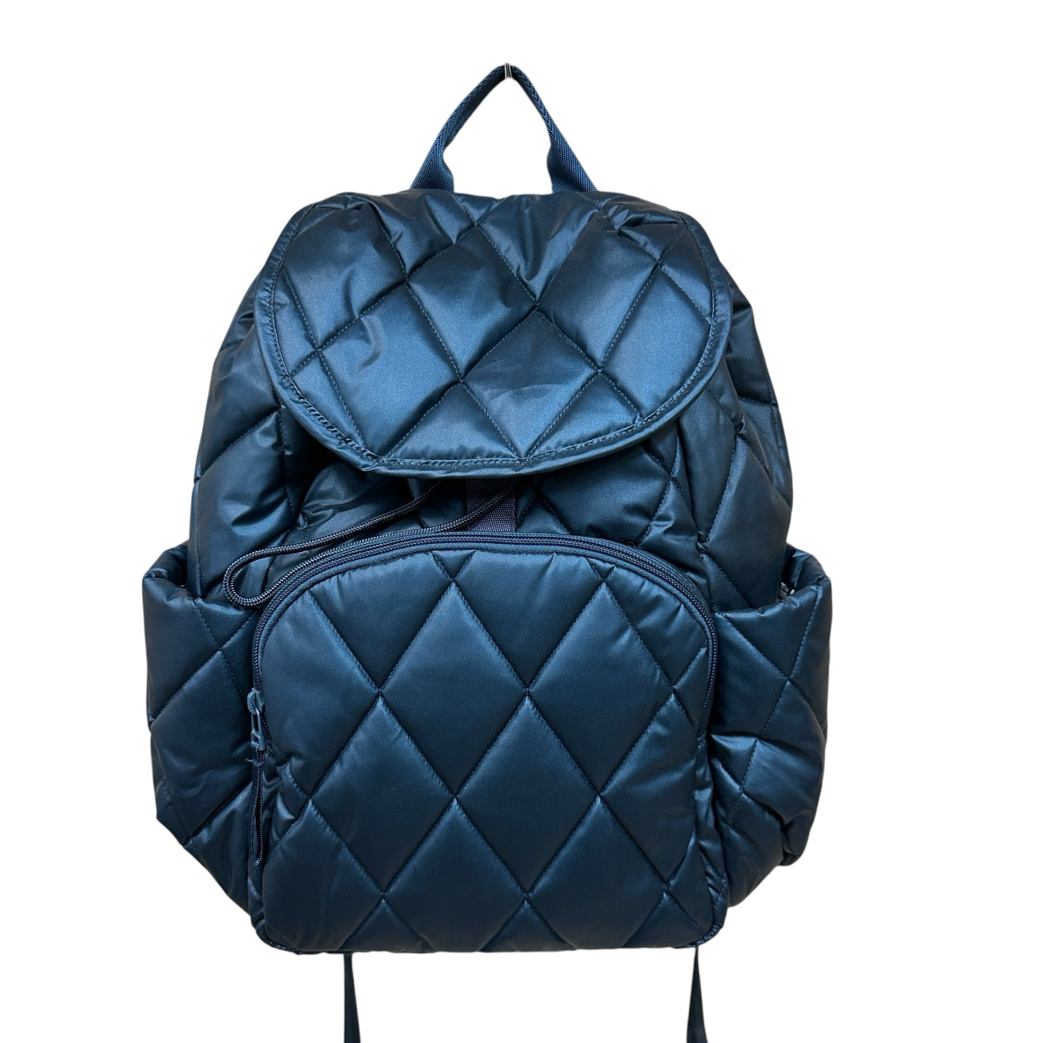 Vera Bradley Navy Nylon Quilted Backpack