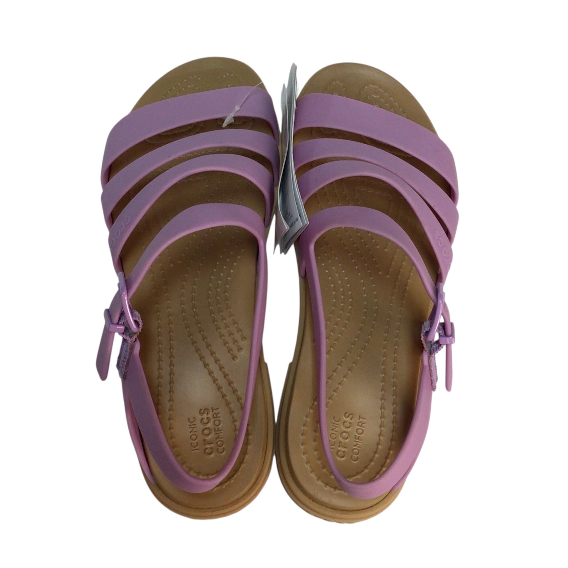 Iconic Crocs Comfort Tulum Sandals Size 6 NWT