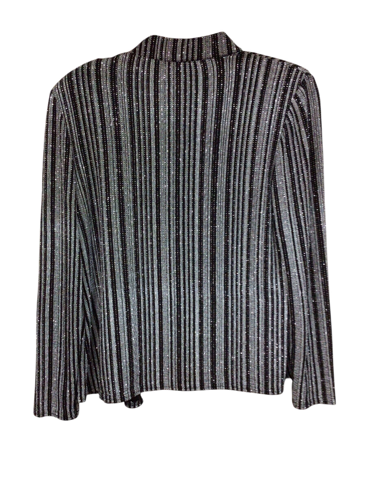 Onyx Silver & Black Glitter 2-Piece Set Size Petite Medium NWT