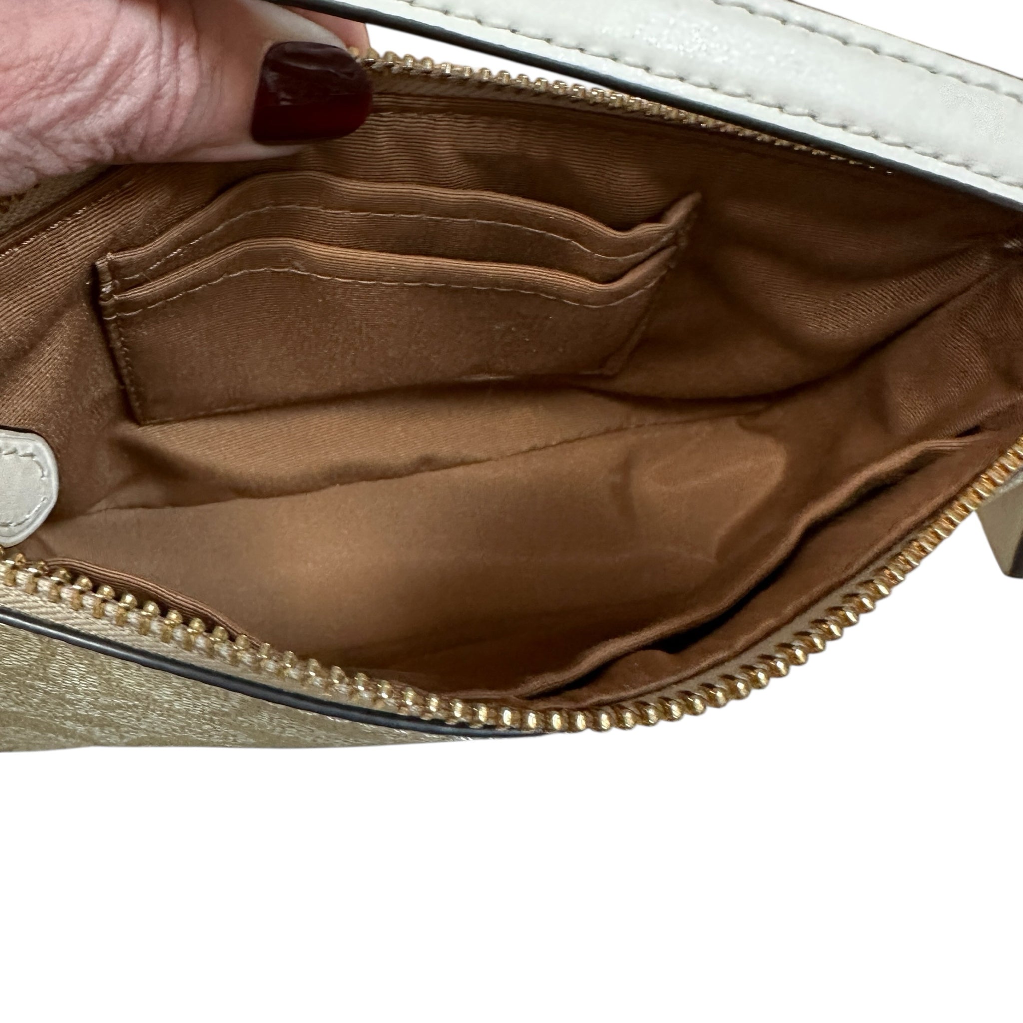 Coach Tan Nolita 19 Signature Canvas Shoulder Bag