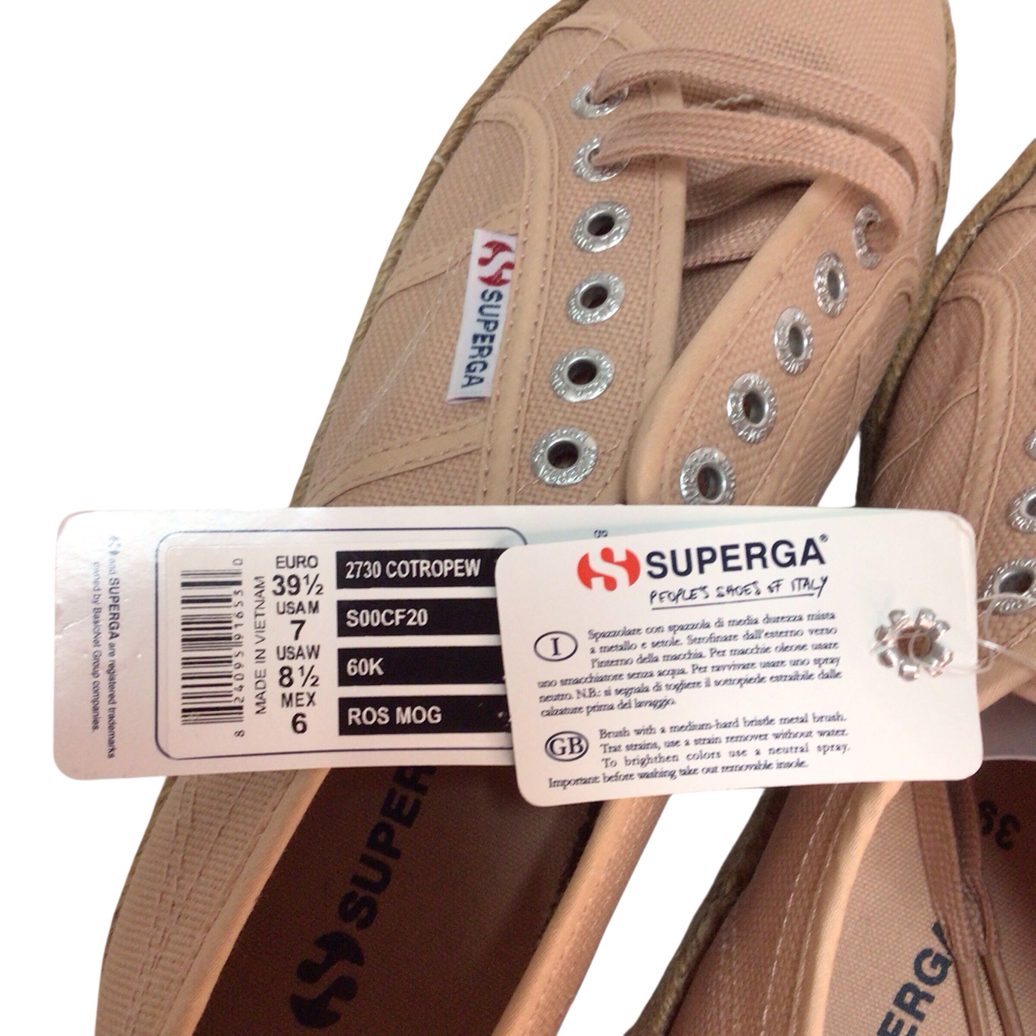 Superga Pink Sneakers Size 7 NWT