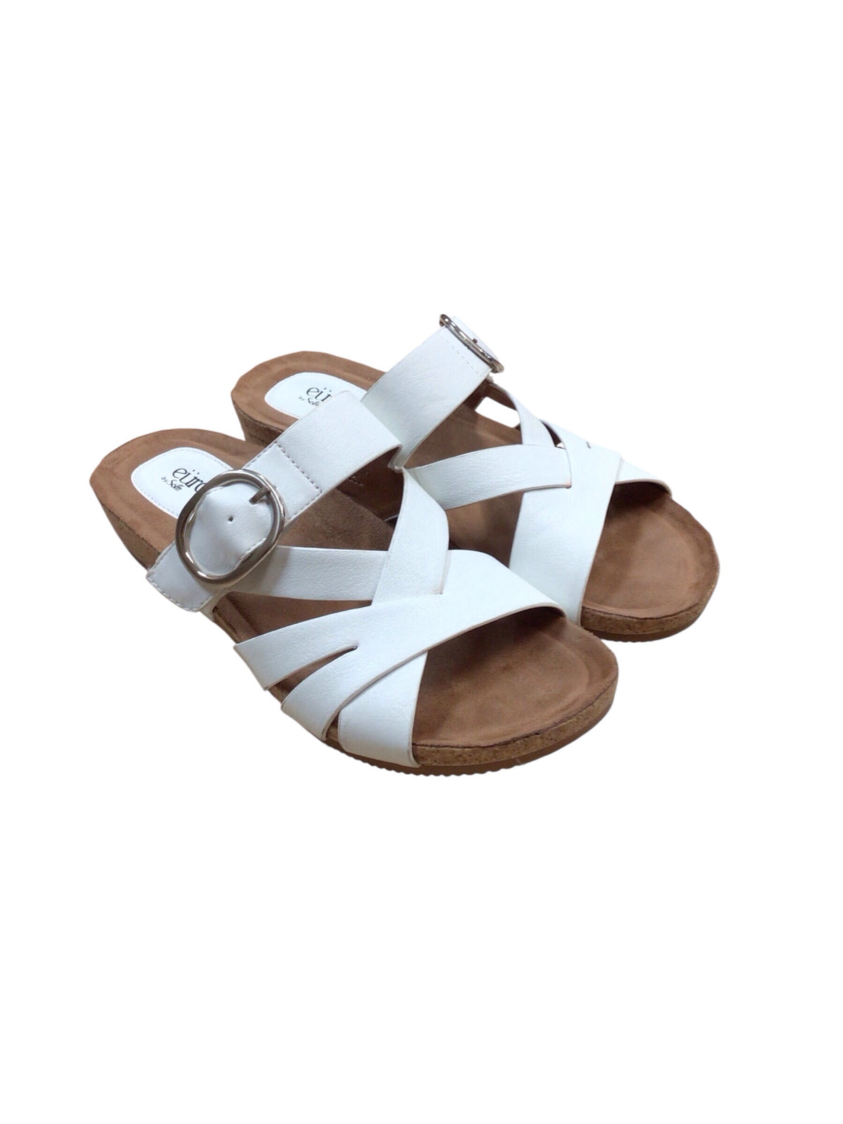 Sofft EuroSoft "Gwenda" White Sandals Size 8