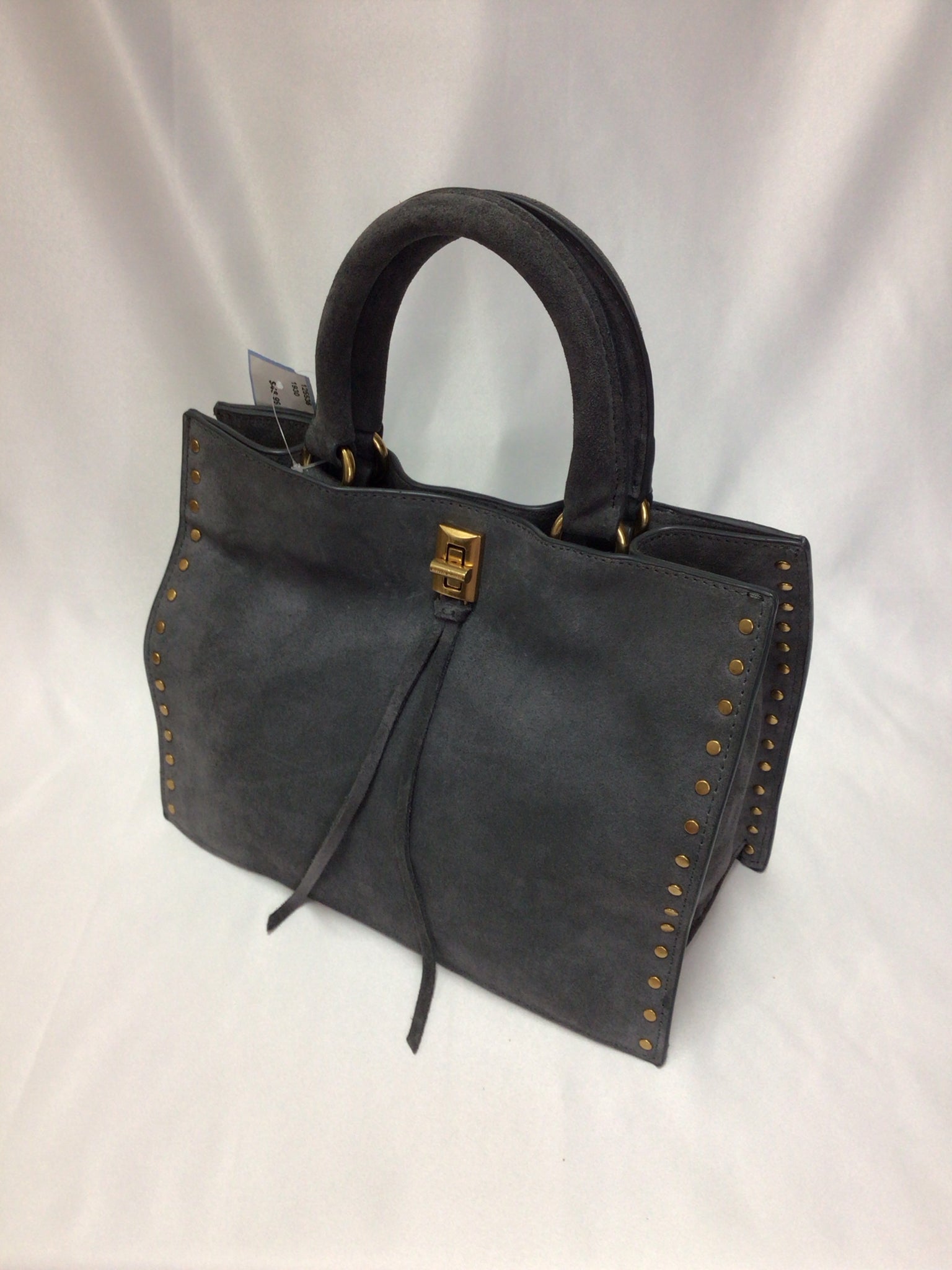 Rebecca Minkoff Small Gray Suede Satchel