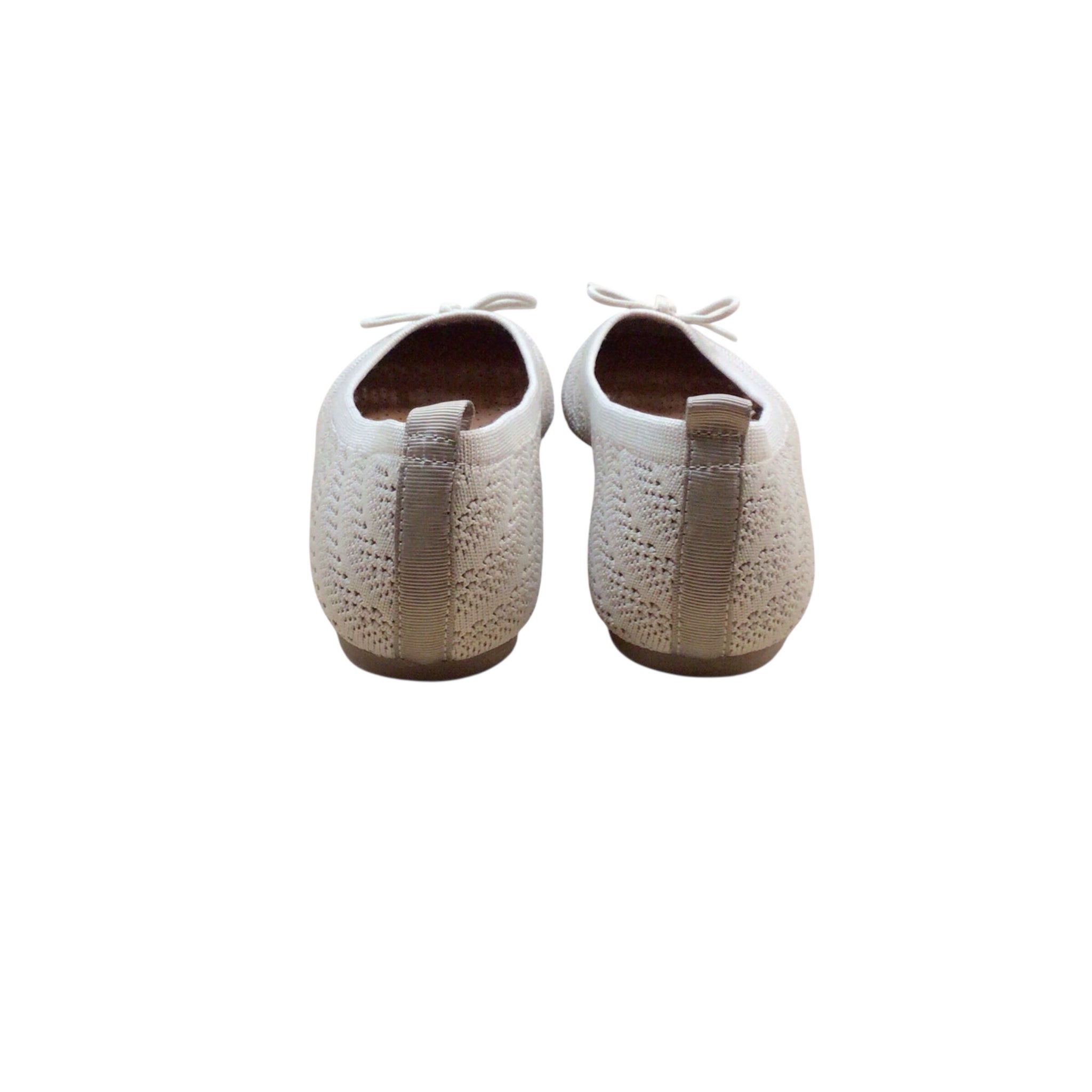 White Mountain "Sashay" Taupe Slip On Flats
