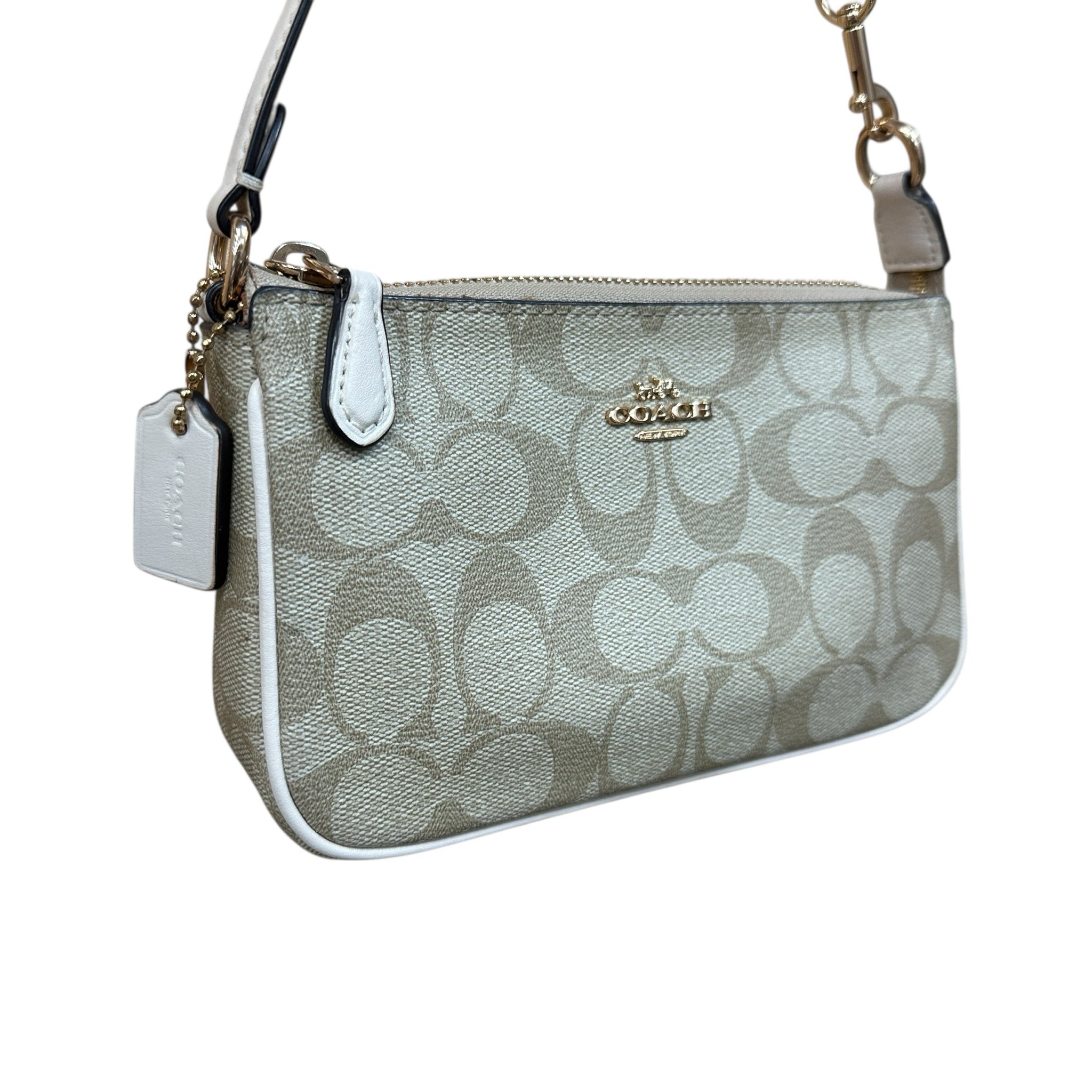 Coach Tan Nolita 19 Signature Canvas Shoulder Bag