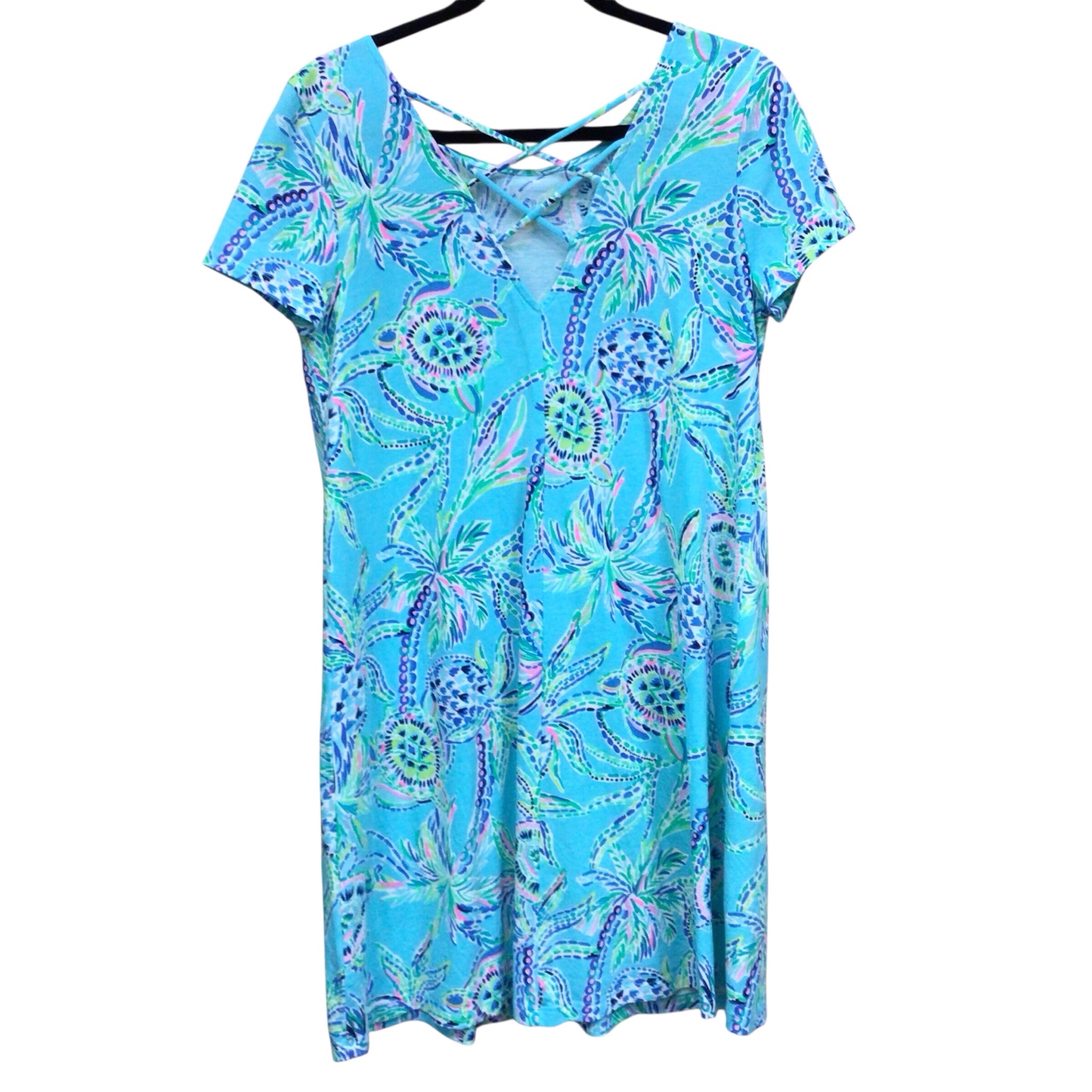 Lilly Pulitzer Kimi Swing Cotton Short Sleeve Dress Size Medium