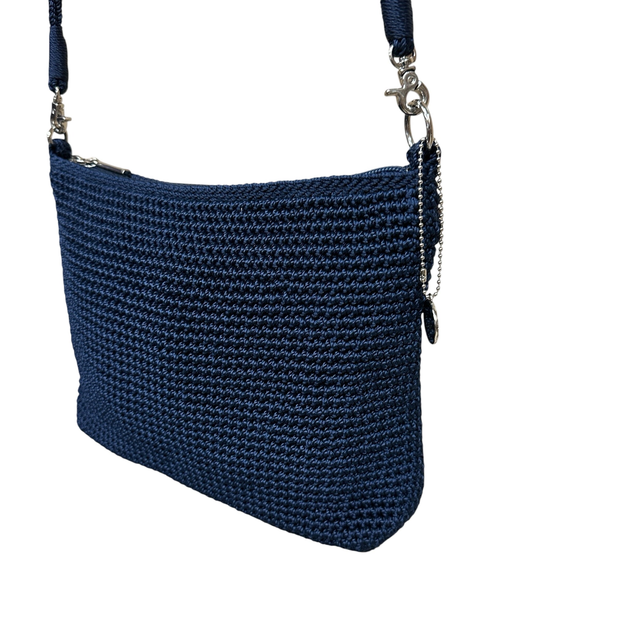 The Sak Navy Crochet Crossbody Bag