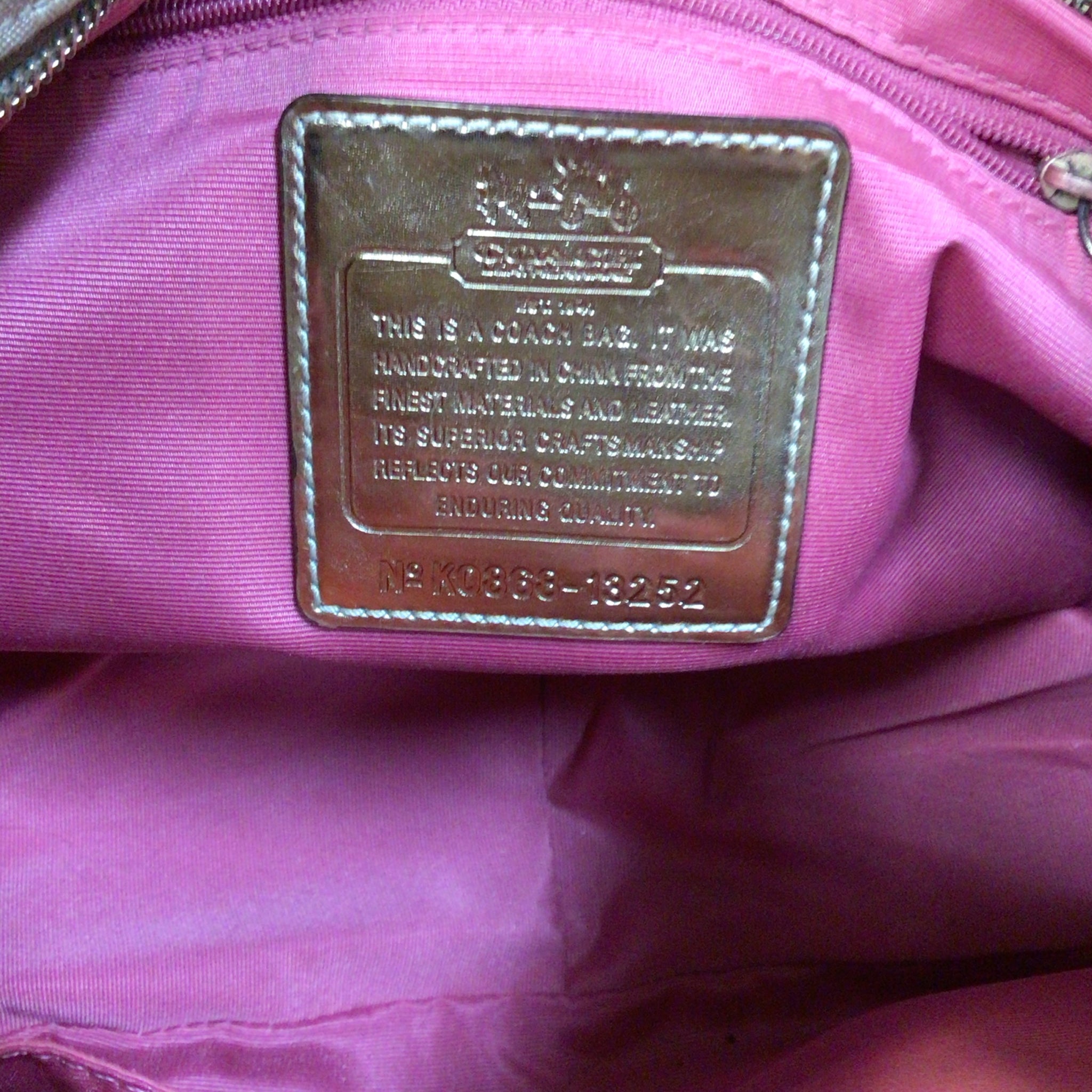 Coach 13252 Vintage Madison Hobo Satchel Shoulder Bag