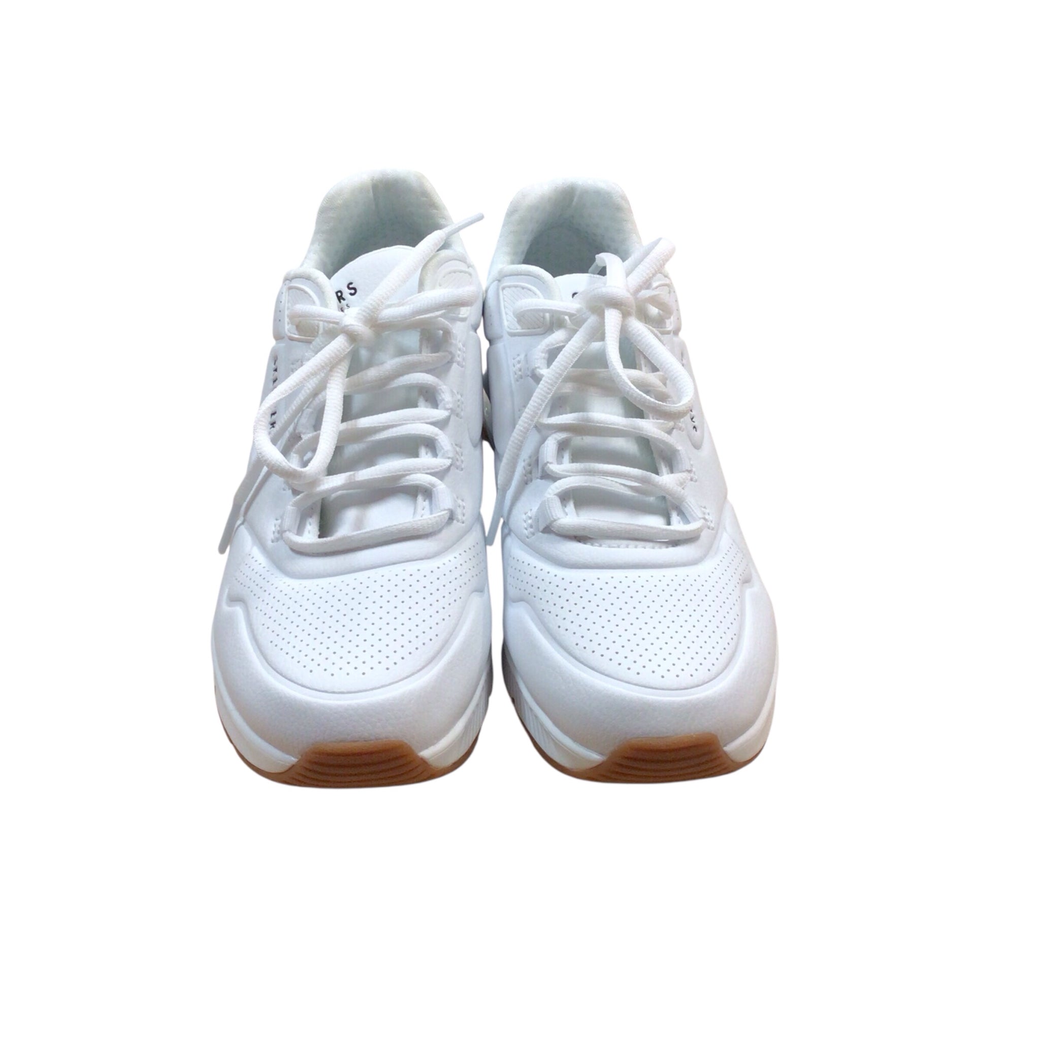 Skechers "Uno 2 Air Around You" White Lace Up Sneakers Size 7.5